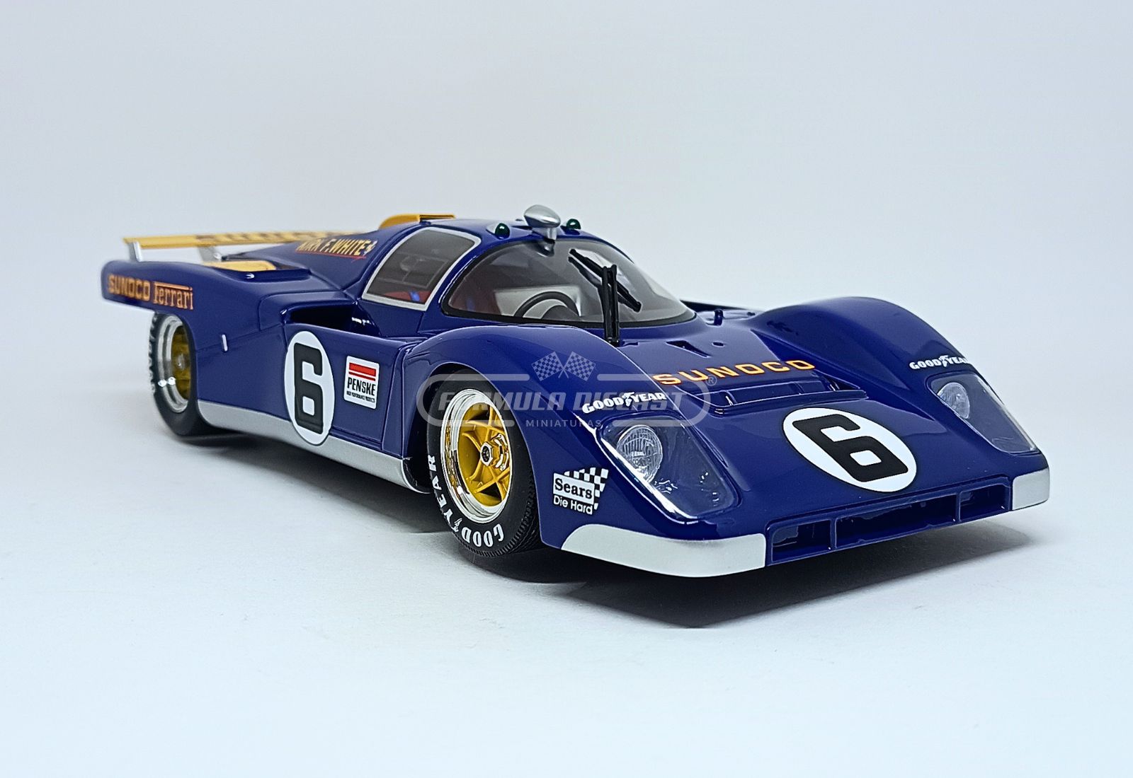 Ferrari 512M #6 Donohue/Hobbs - 3º lugar 24h Daytona 1971 - 1:18 Werk83 - 3