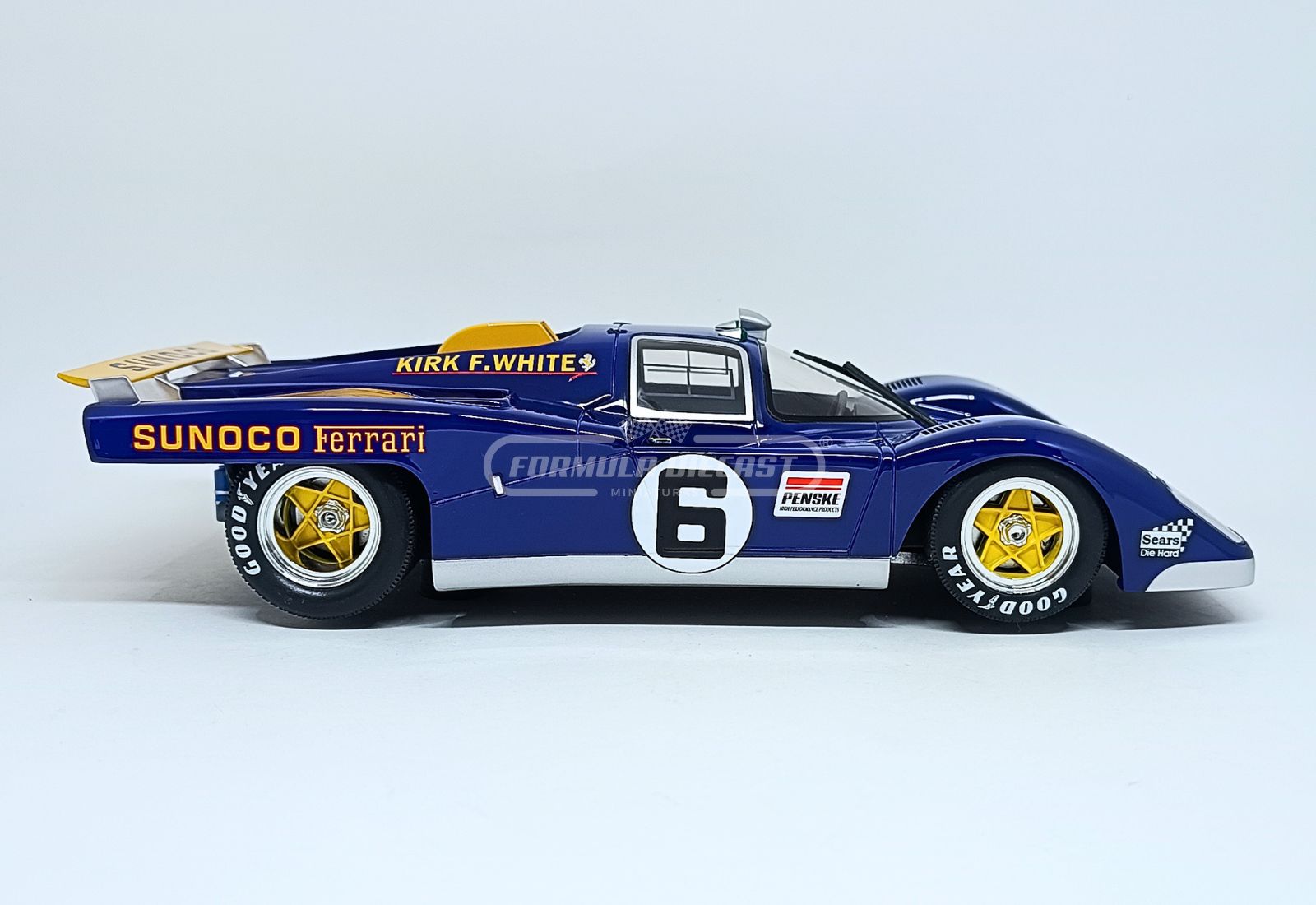 Ferrari 512M #6 Donohue/Hobbs - 3º lugar 24h Daytona 1971 - 1:18 Werk83 - 4