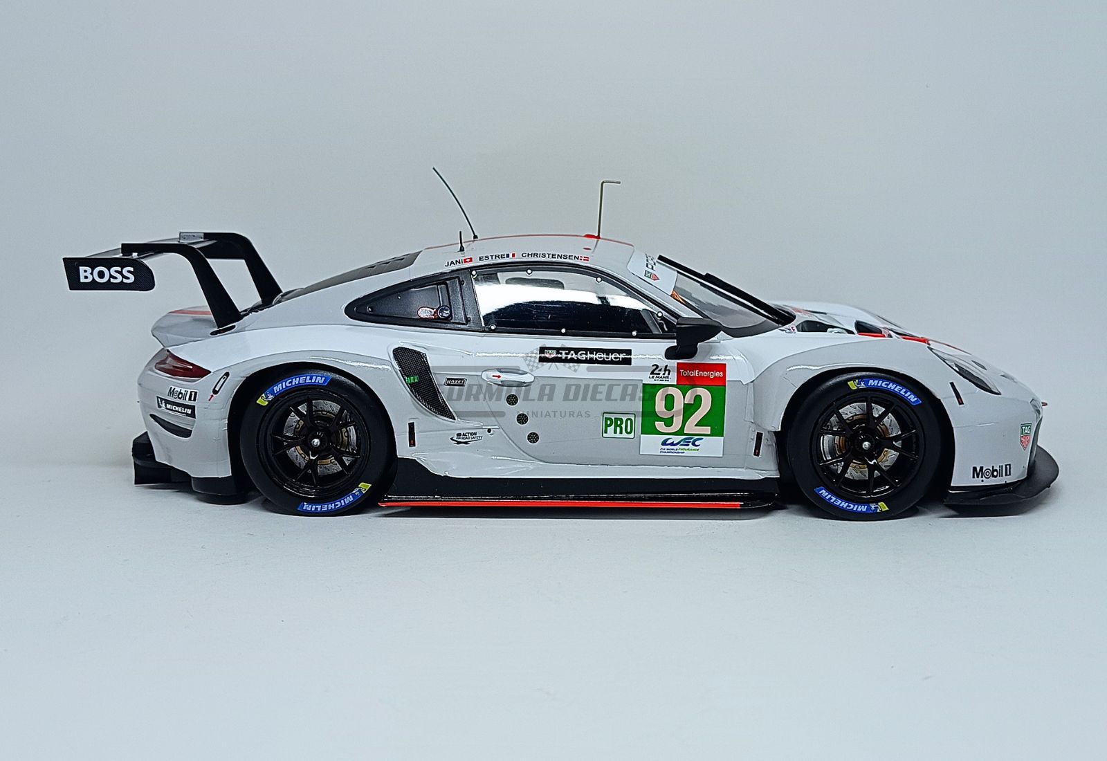 Porsche 911 RSR-19 #92 Christensen/Estre/Jani - 24h Le Mans 2021 - 1:18 IXO - 4