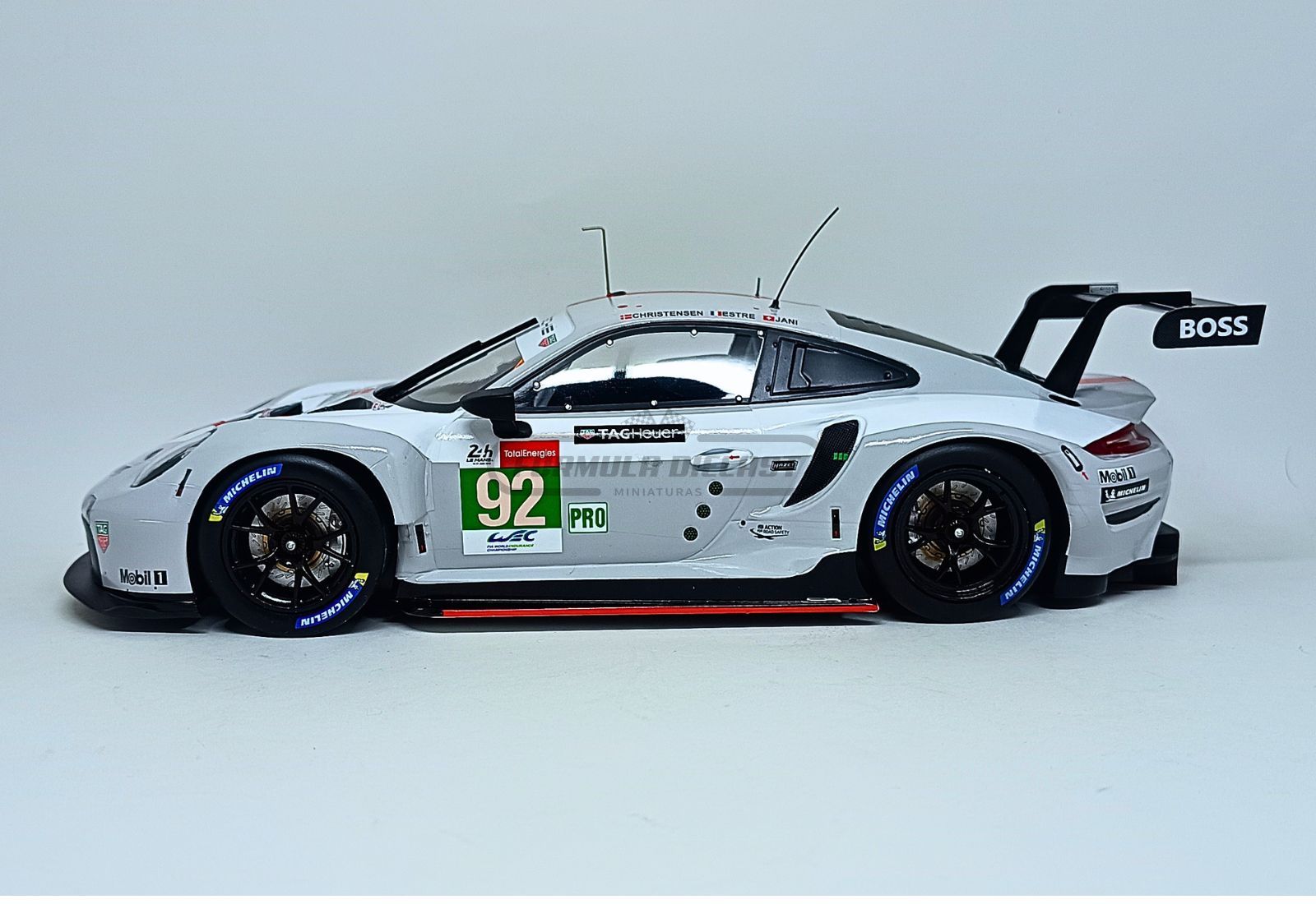 Porsche 911 RSR-19 #92 Christensen/Estre/Jani - 24h Le Mans 2021 - 1:18 IXO - 6