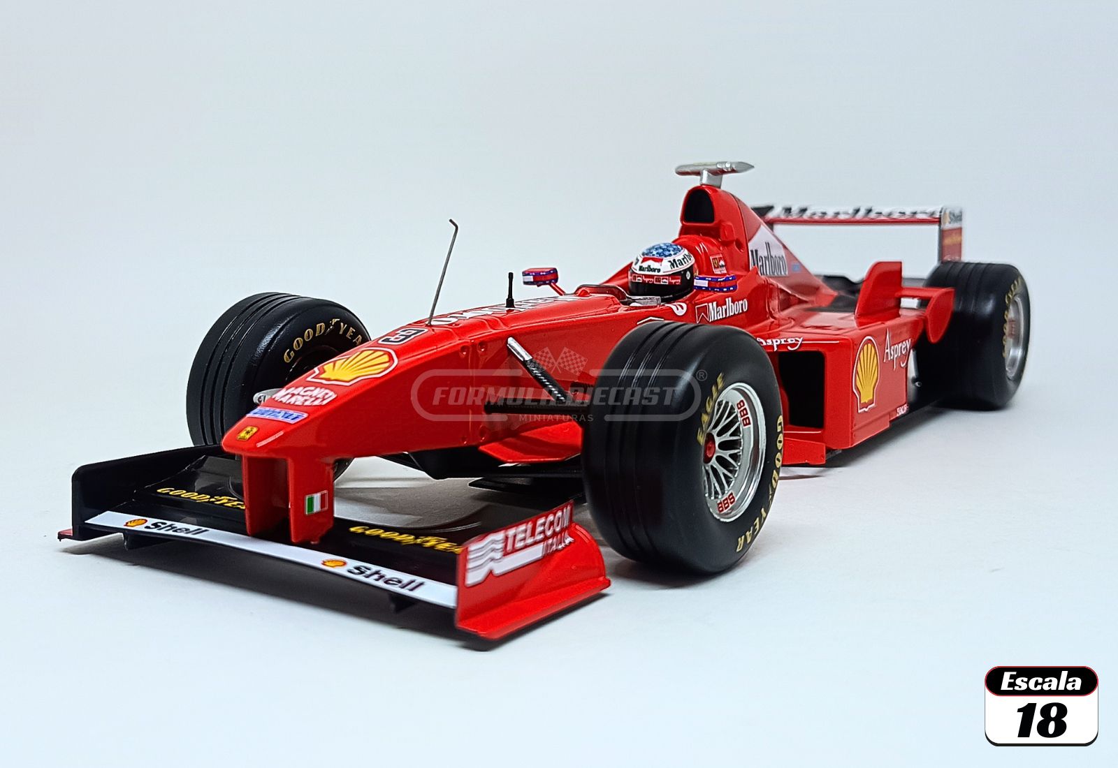 Ferrari F300 #3 M. Schumacher - Vencedor GP Itália Monza - F1 1998 - 1:18 Werk83