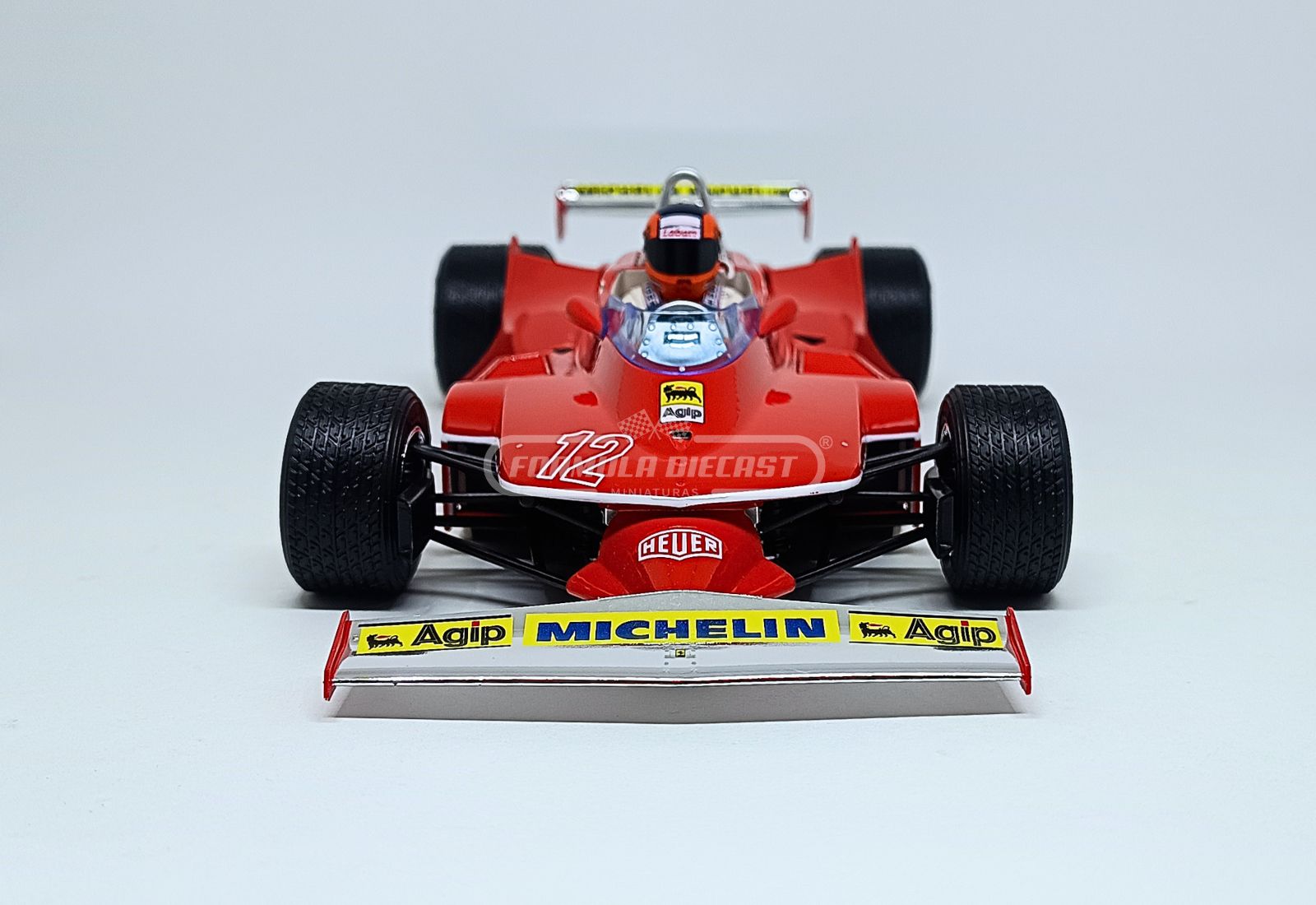 Ferrari 312T4 #12 G. Villeneuve - Vencedor GP EUA Watkins Glen - F1 1979 - 1:18 Bburago - 2
