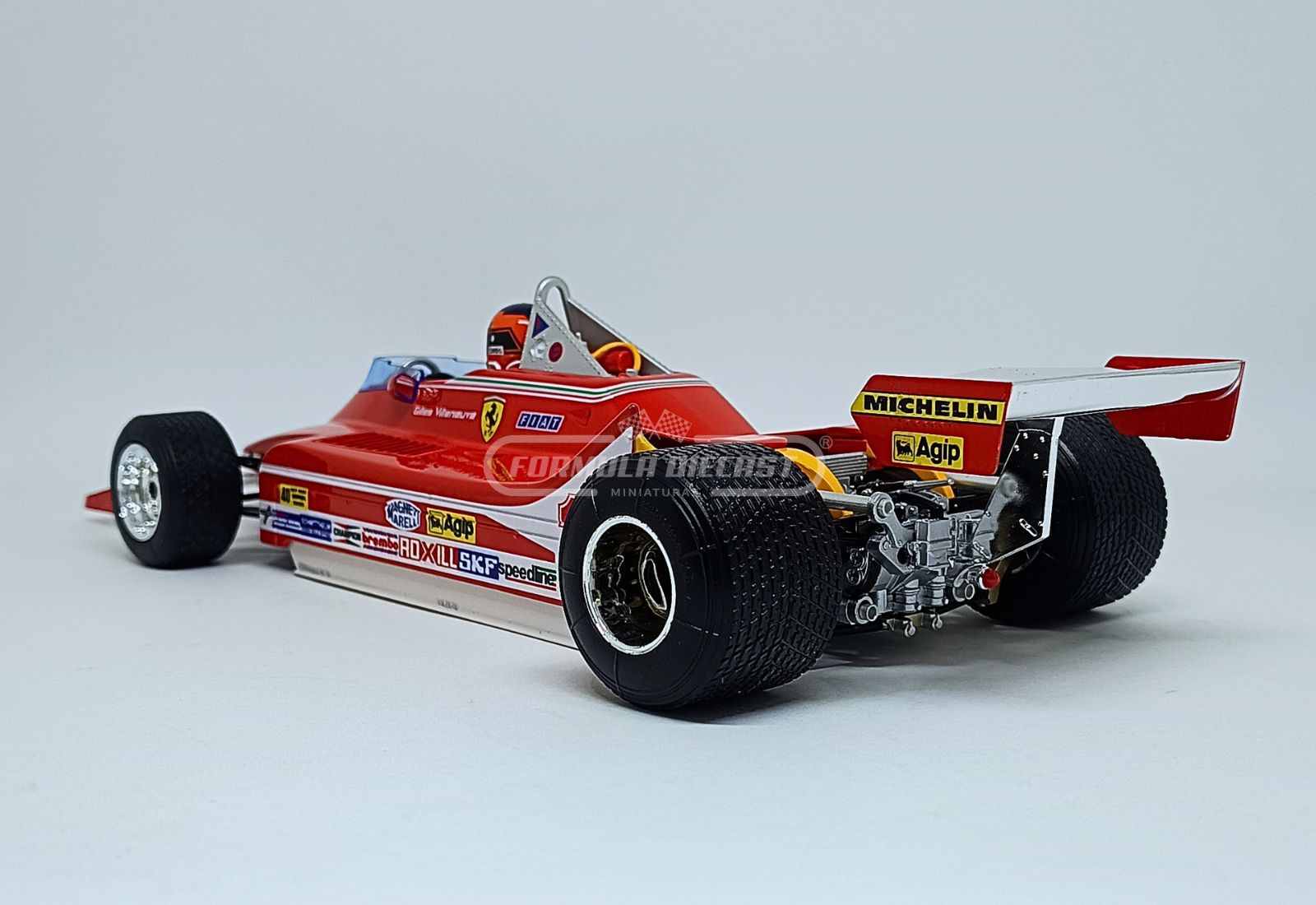 Ferrari 312T4 #12 G. Villeneuve - Vencedor GP EUA Watkins Glen - F1 1979 - 1:18 Bburago - 5