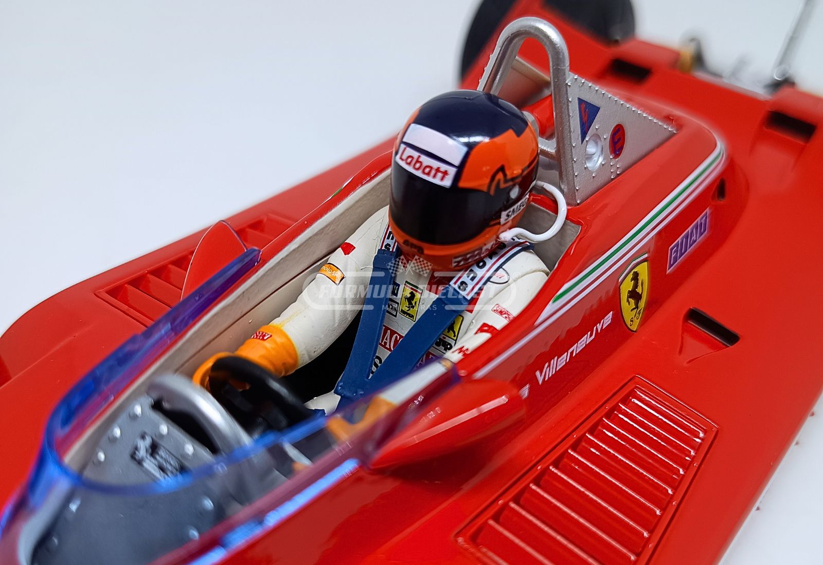 Ferrari 312T4 #12 G. Villeneuve - Vencedor GP EUA Watkins Glen - F1 1979 - 1:18 Bburago - 8