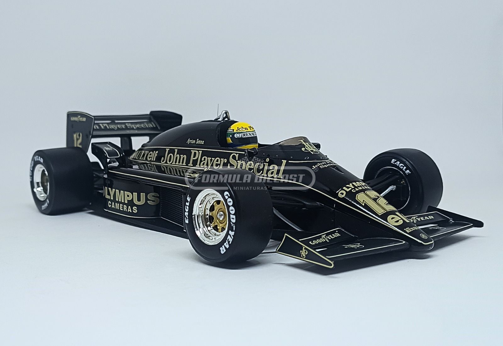 Lotus Renault 97T #12 A.Senna - GP Mônaco F1 1985 - 1:18 Werk83 - 3