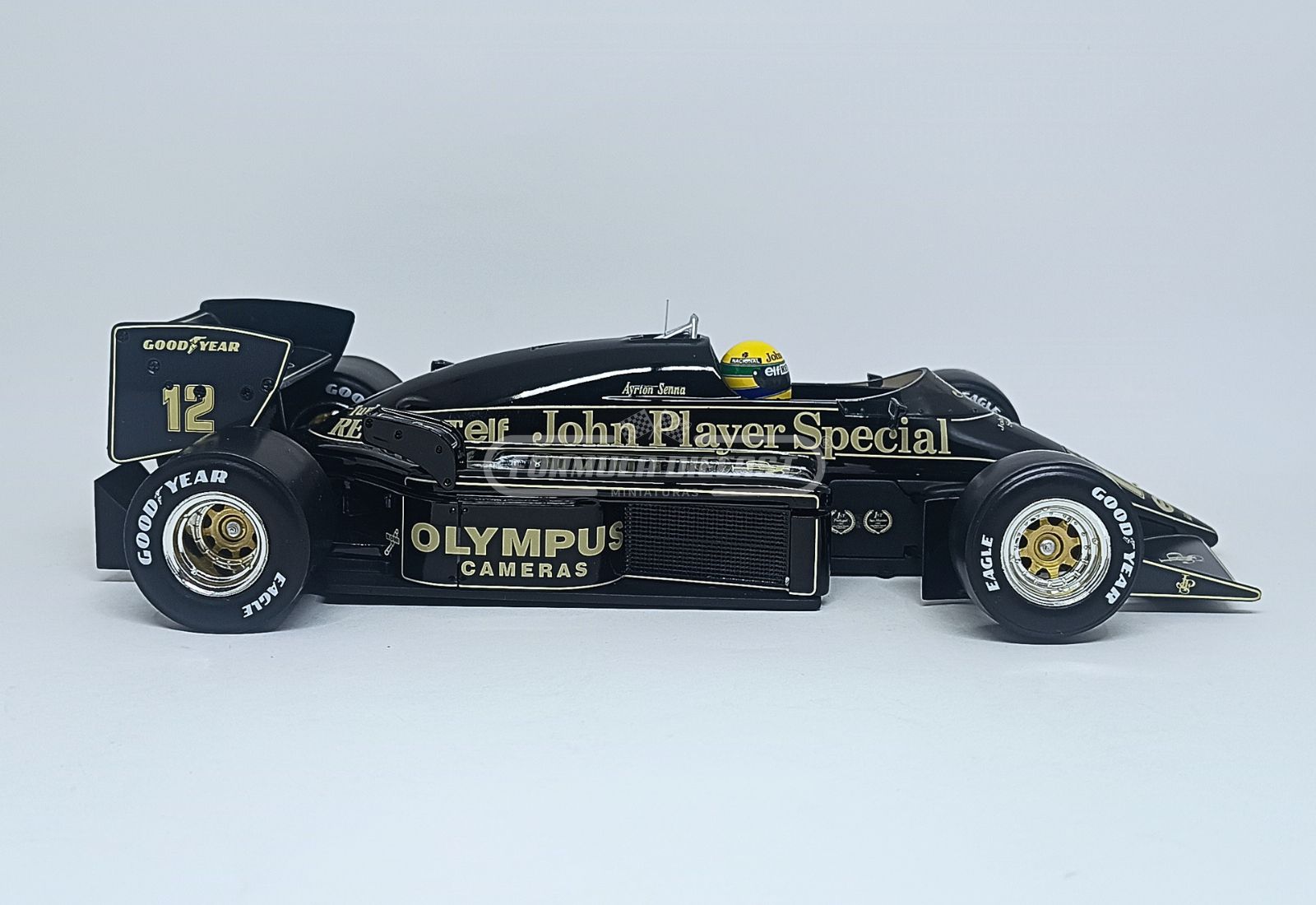 Lotus Renault 97T #12 A.Senna - GP Mônaco F1 1985 - 1:18 Werk83 - 5