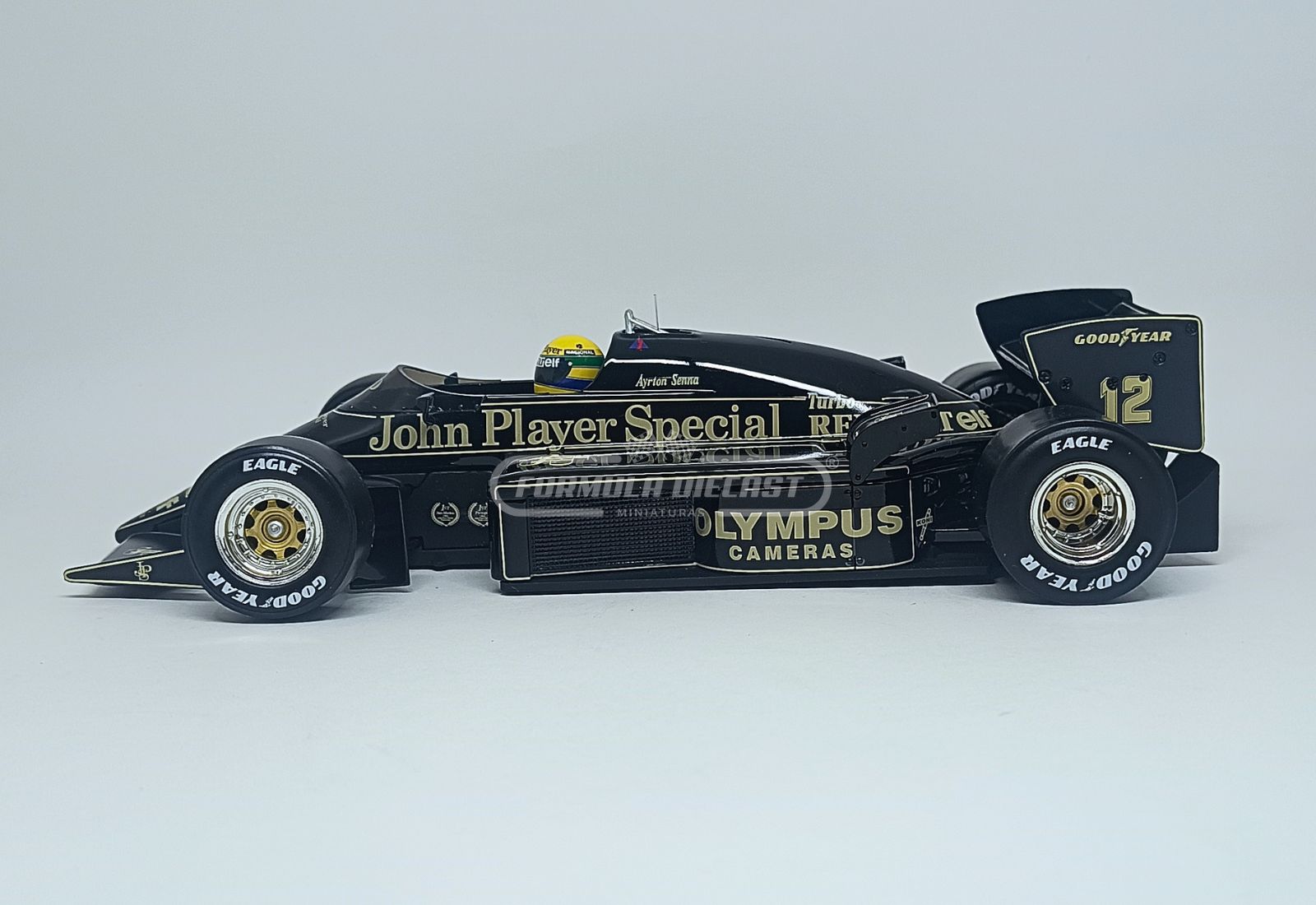 Lotus Renault 97T #12 A.Senna - GP Mônaco F1 1985 - 1:18 Werk83 - 7