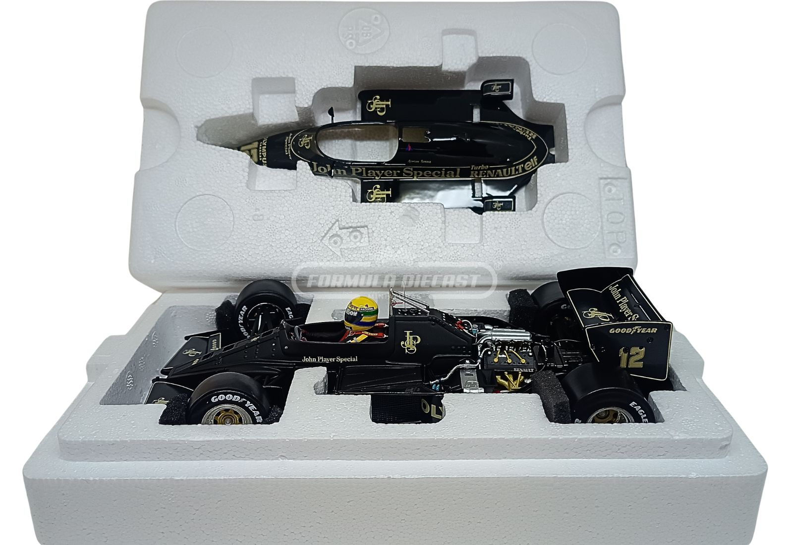 Lotus Renault 97T #12 A.Senna - GP Mônaco F1 1985 - 1:18 Werk83 - 8