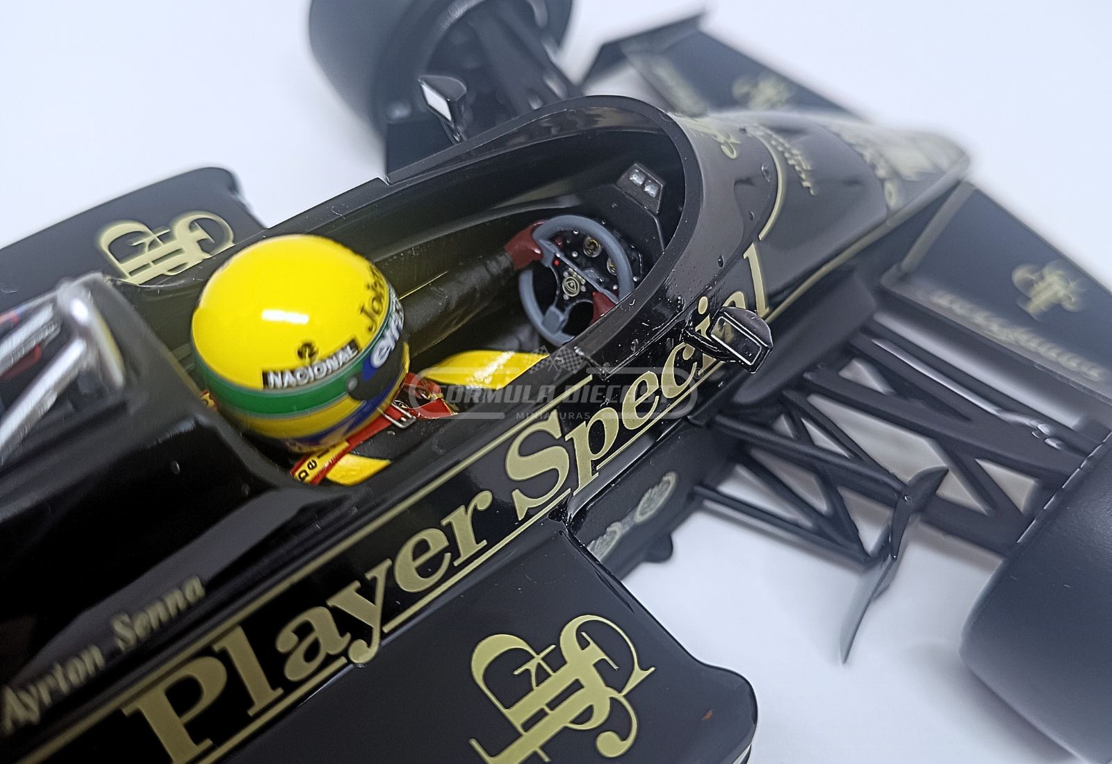 Lotus Renault 97T #12 A.Senna - GP Mônaco F1 1985 - 1:18 Werk83 - 9