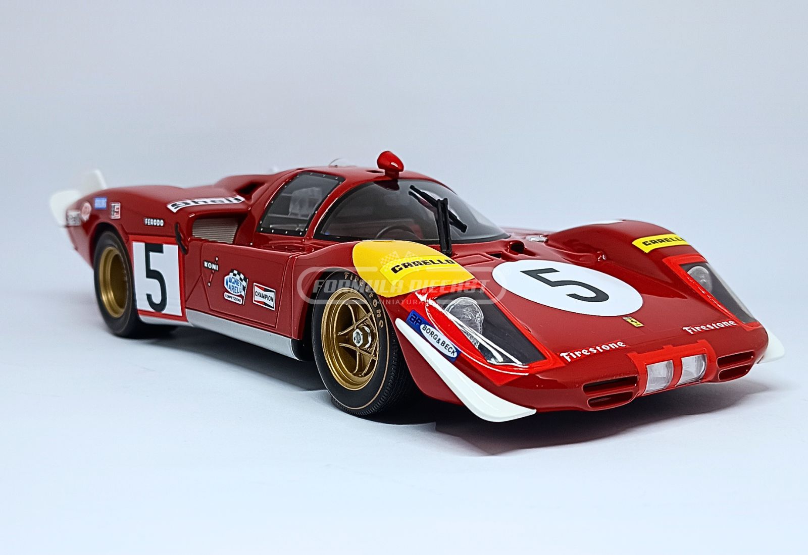 Ferrari 512S "Long-Tail" #5 Ickx/Schetty - 24h Le Mans 1970 - 1:18 Werk83 - 3