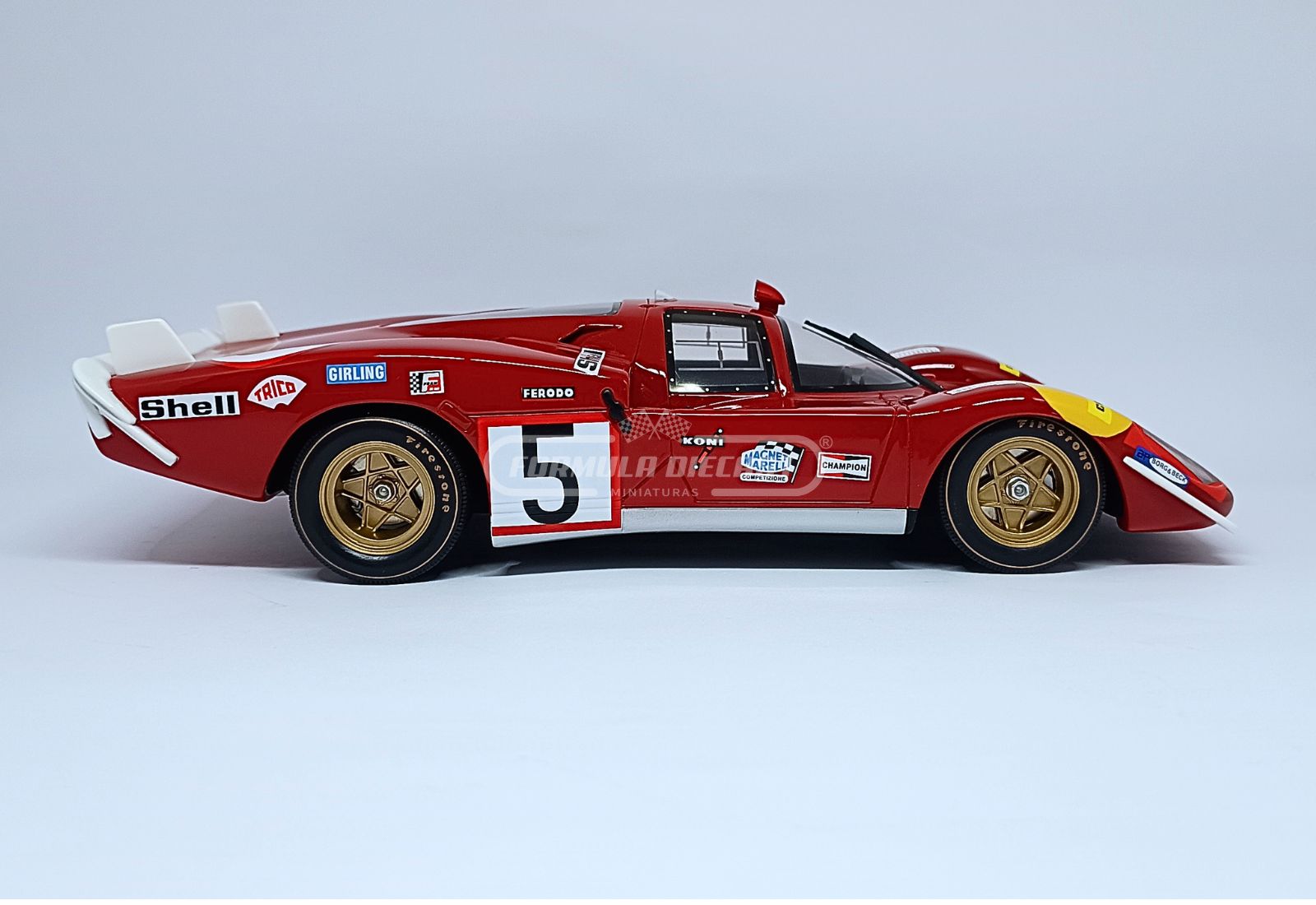 Ferrari 512S "Long-Tail" #5 Ickx/Schetty - 24h Le Mans 1970 - 1:18 Werk83 - 4