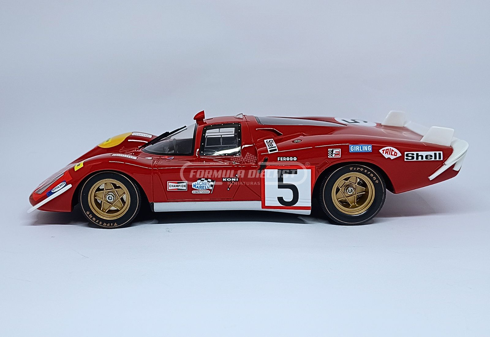 Ferrari 512S "Long-Tail" #5 Ickx/Schetty - 24h Le Mans 1970 - 1:18 Werk83 - 6