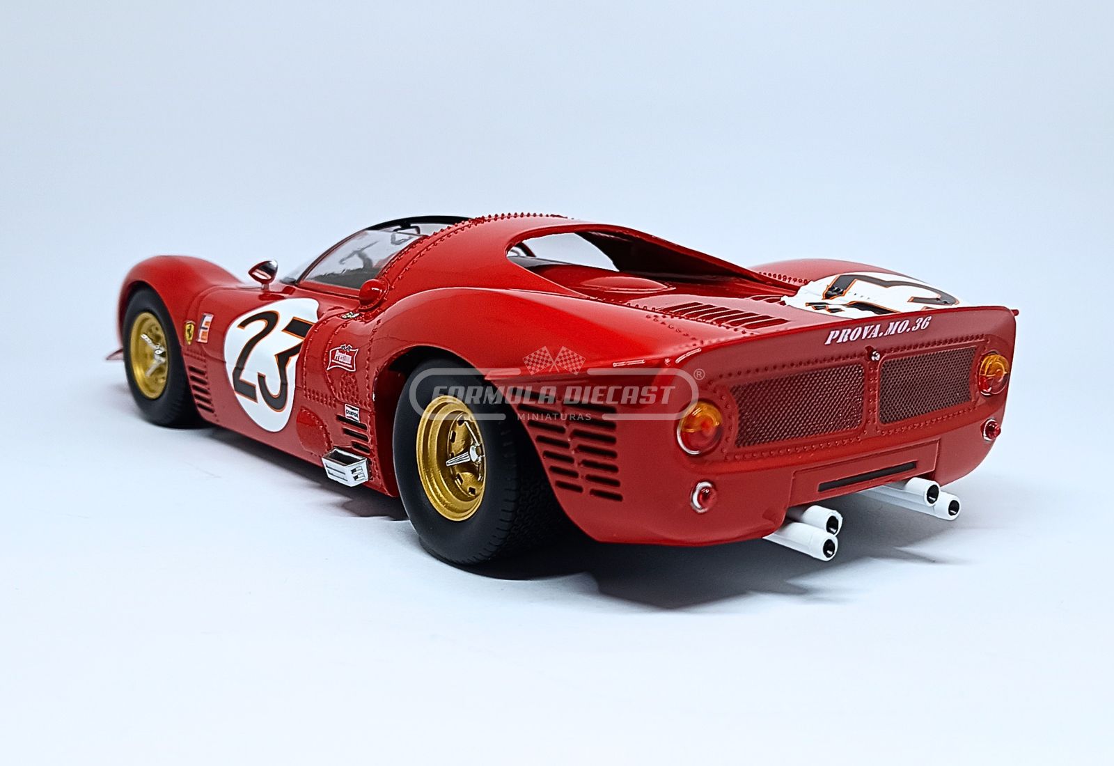 Ferrari 330 P3/4 Spyder #23 Bandini/Amon - Vencedor 24h Daytona 1967 - 1:18 Werk83 - 5