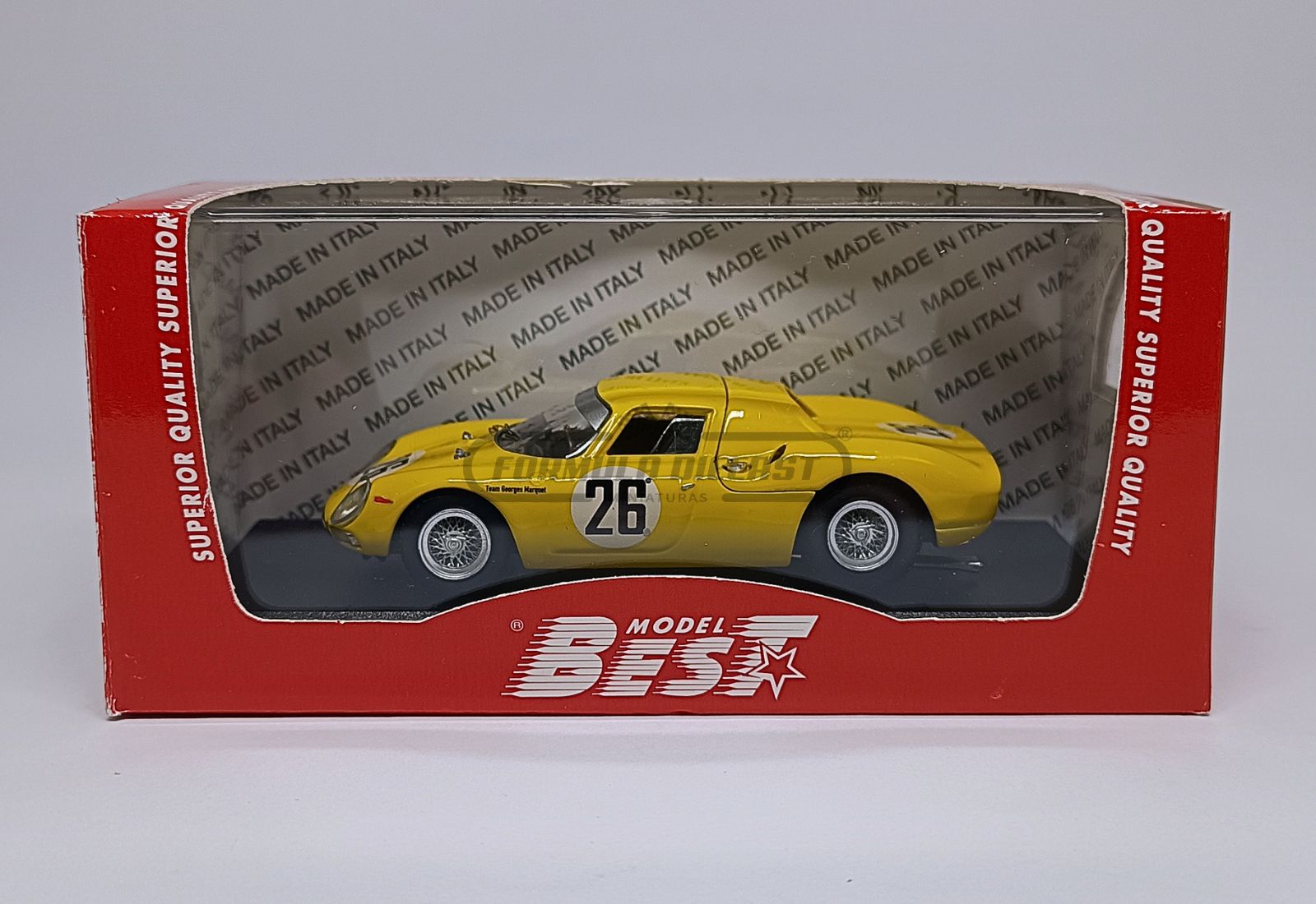 Ferrari 250LM #26 Dumay/Gosselin - 2º lugar 24h Le Mans 1965 - 1:43 Best Model - 6