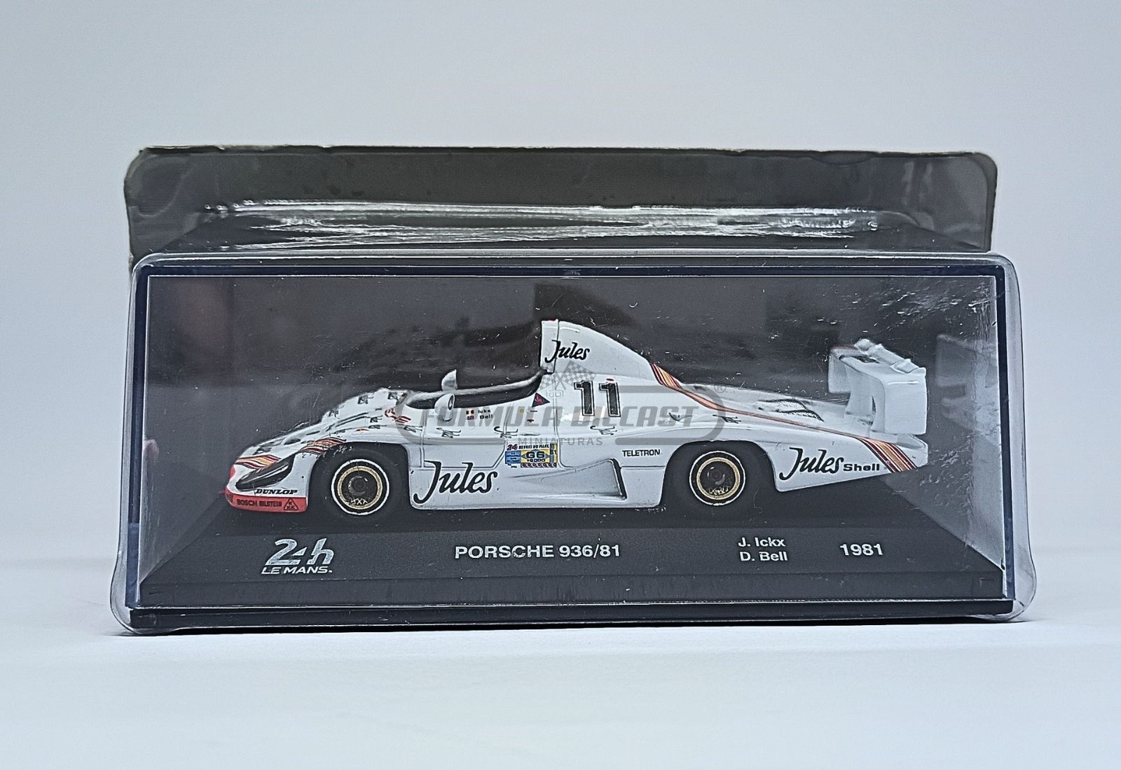 Porsche 936/81 #11 Ickx/Bell - Vencedor 24h Le Mans 1981 - 1:43 IXO/Altaya - 2