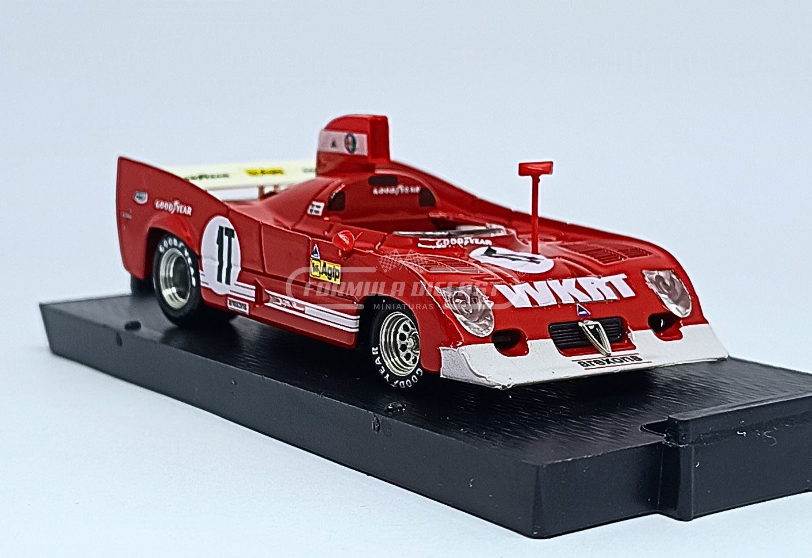 Alfa Romeo 33TT12 #1T Pescarolo/Bell - 1000 Km Monza 1975 - 1:43 Brumm - 3