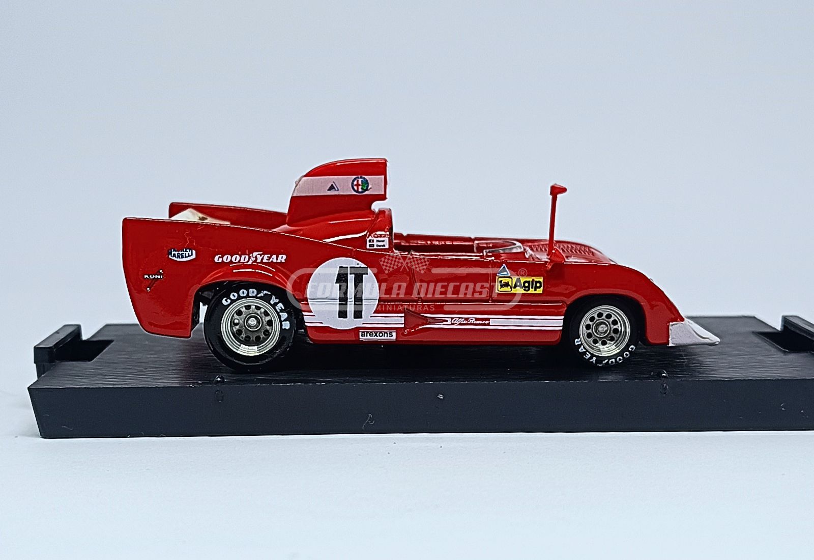 Alfa Romeo 33TT12 #1T Pescarolo/Bell - 1000 Km Monza 1975 - 1:43 Brumm - 4