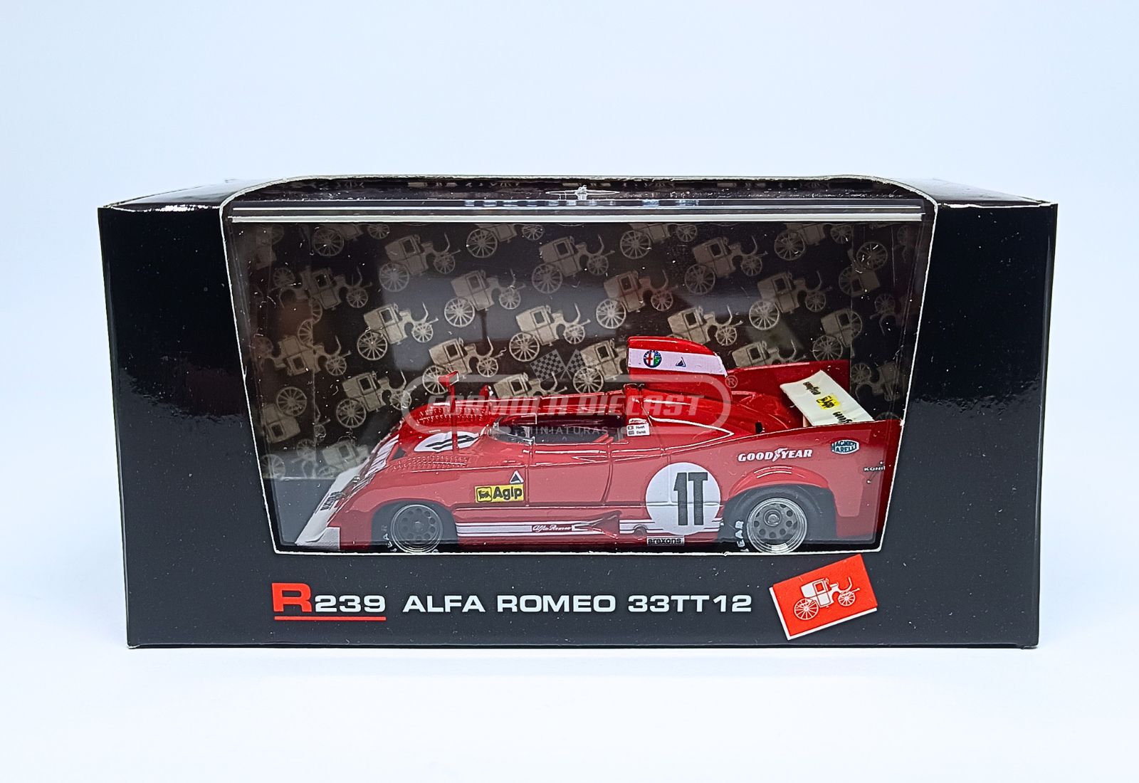 Alfa Romeo 33TT12 #1T Pescarolo/Bell - 1000 Km Monza 1975 - 1:43 Brumm - 6