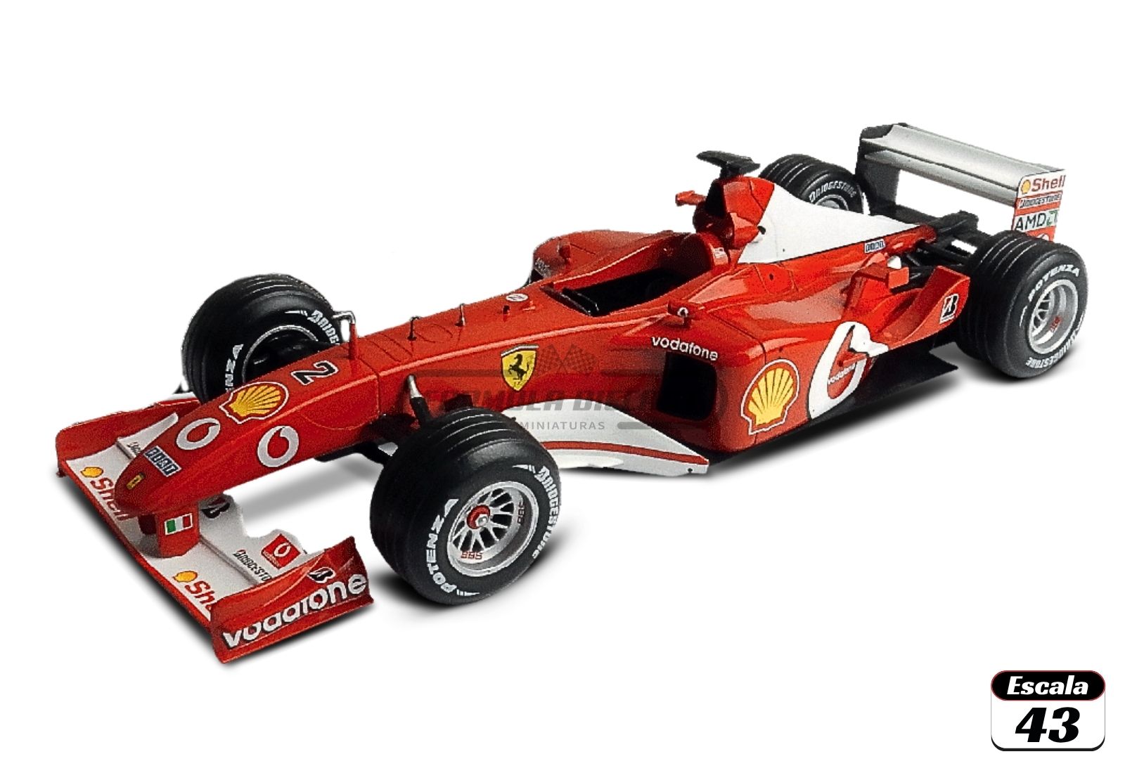 Ferrari F2002 #2 R. Barrichello - F1 2002 - 1:43 IXO/Altaya