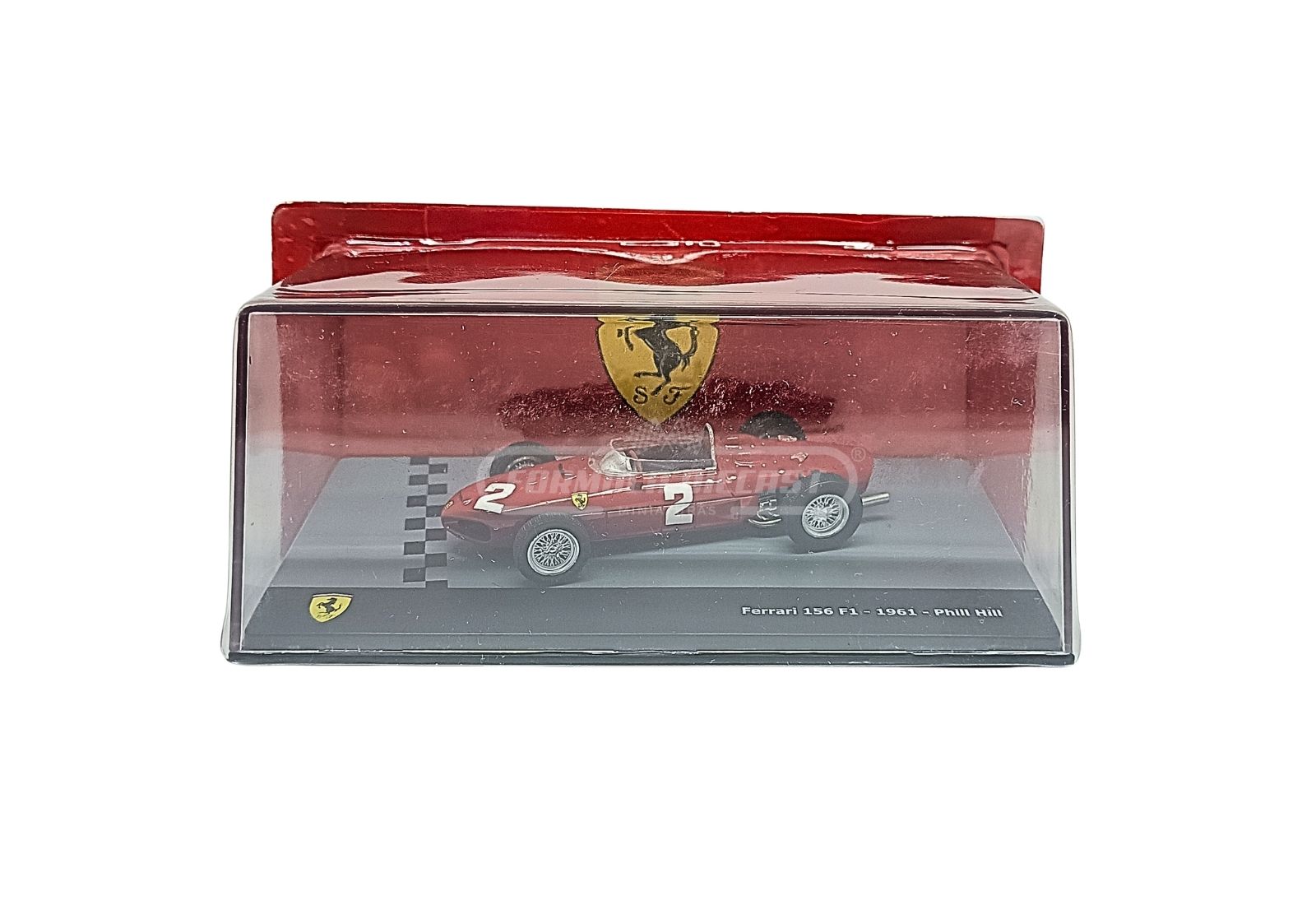 Ferrari 156 "Sharknose" #2 Phil Hill - Campeão Mundial F1 1961 - 1:43 IXO/Altaya - 4