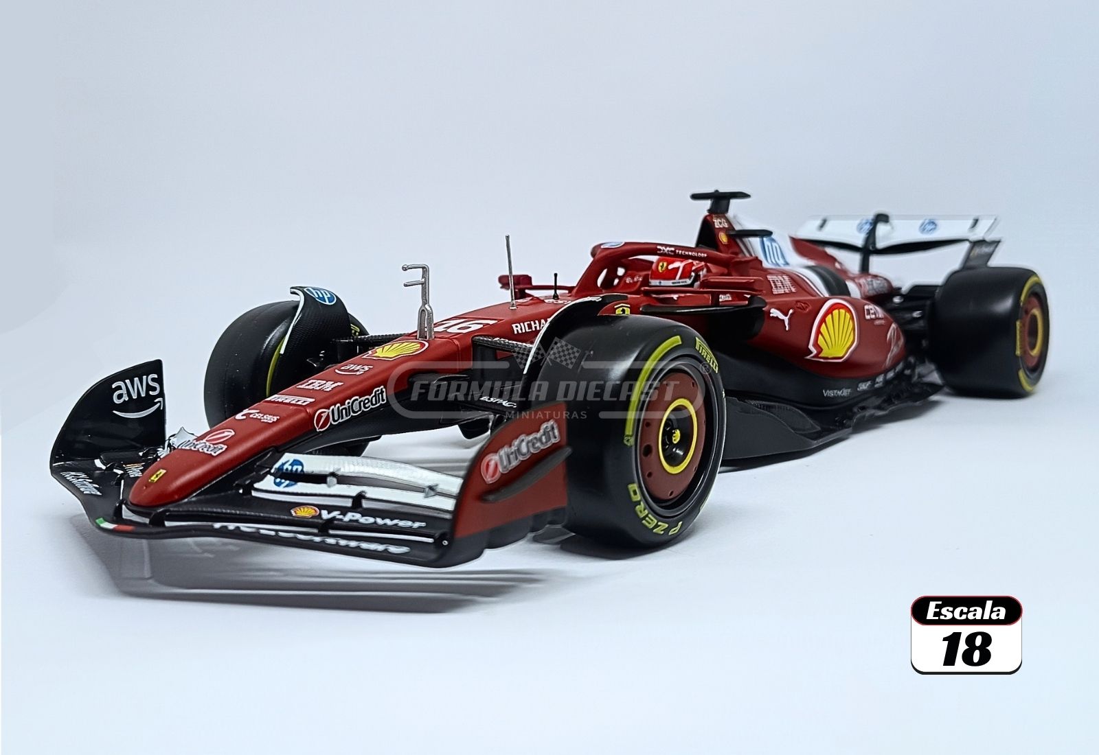 Ferrari SF-25 #16 C. Leclerc - F1 2025 - 1:18 Bburago