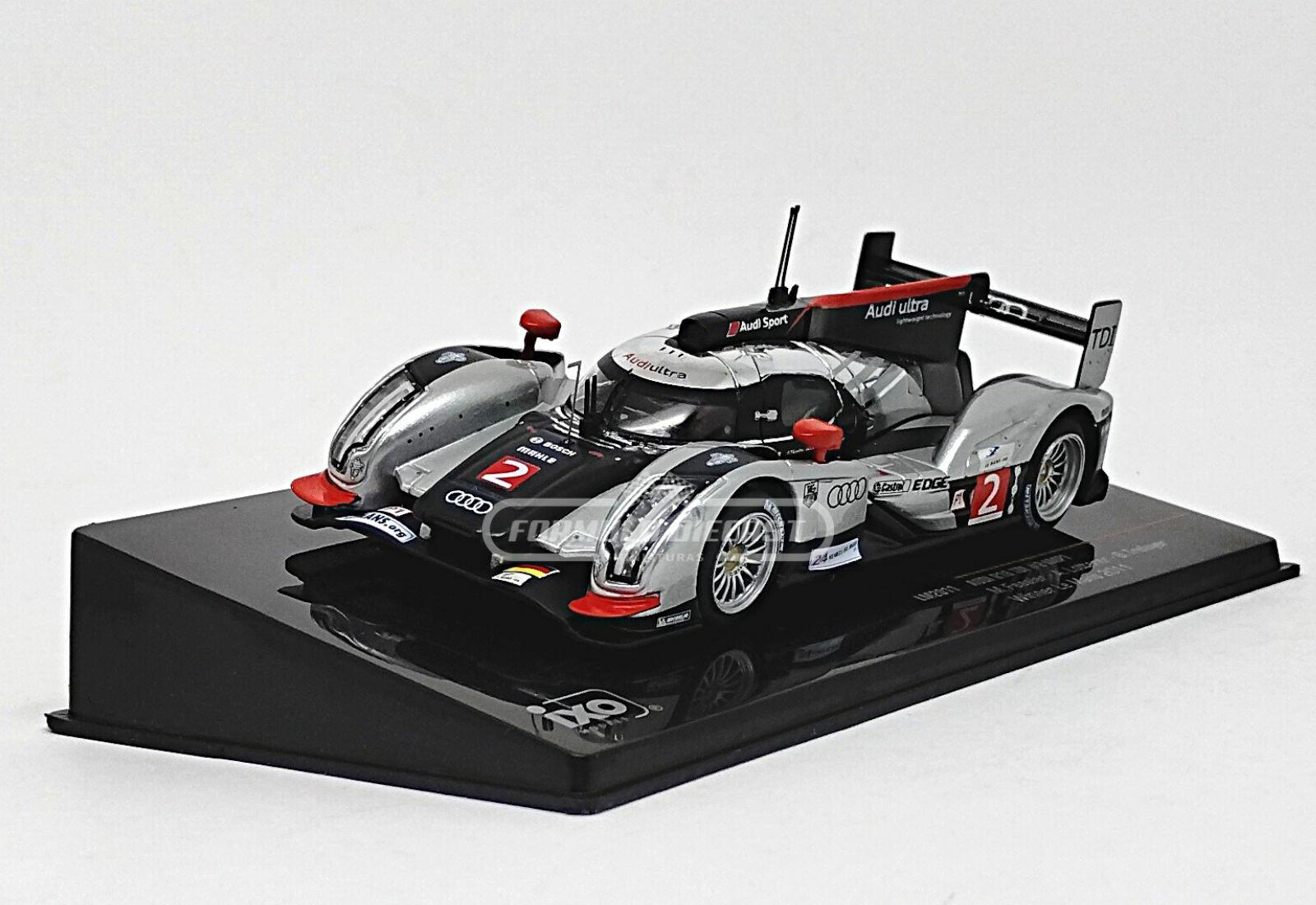 Audi R18 TDI #2 Fässler/Lotterer/Treluyer - Vencedor 24h Le Mans 2011 - 1:43 IXO