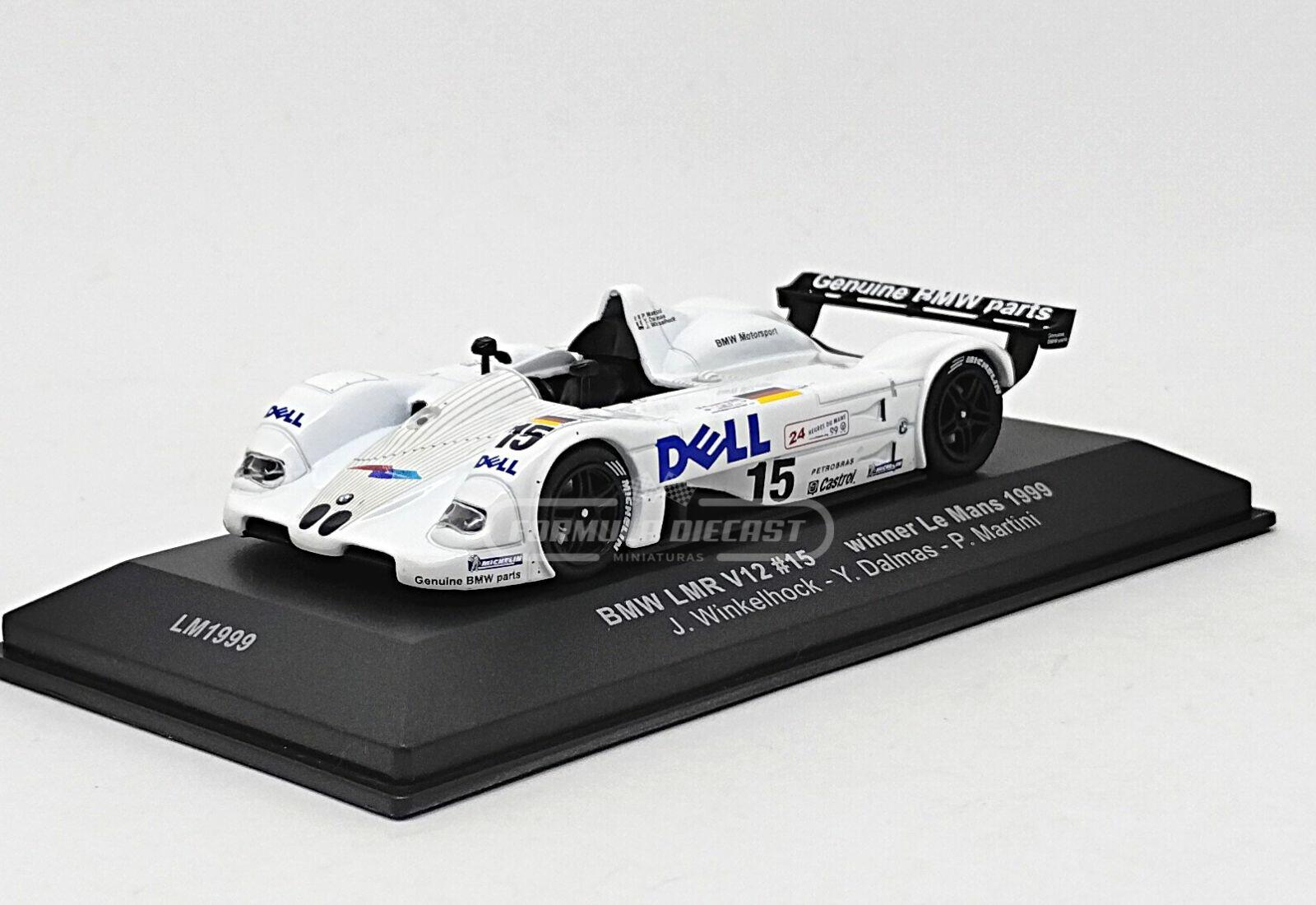BMW V12 LMR #15 Winkelhock/Dalmas/Martini - Vencedor 24h Le Mans 1999 - 1:43 IXO