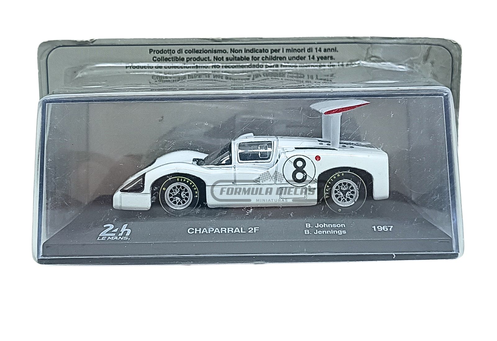 Chaparral 2F #8 B.Jennings/B.Johnson - 24h Le Mans 1967 - 1:43 Altaya