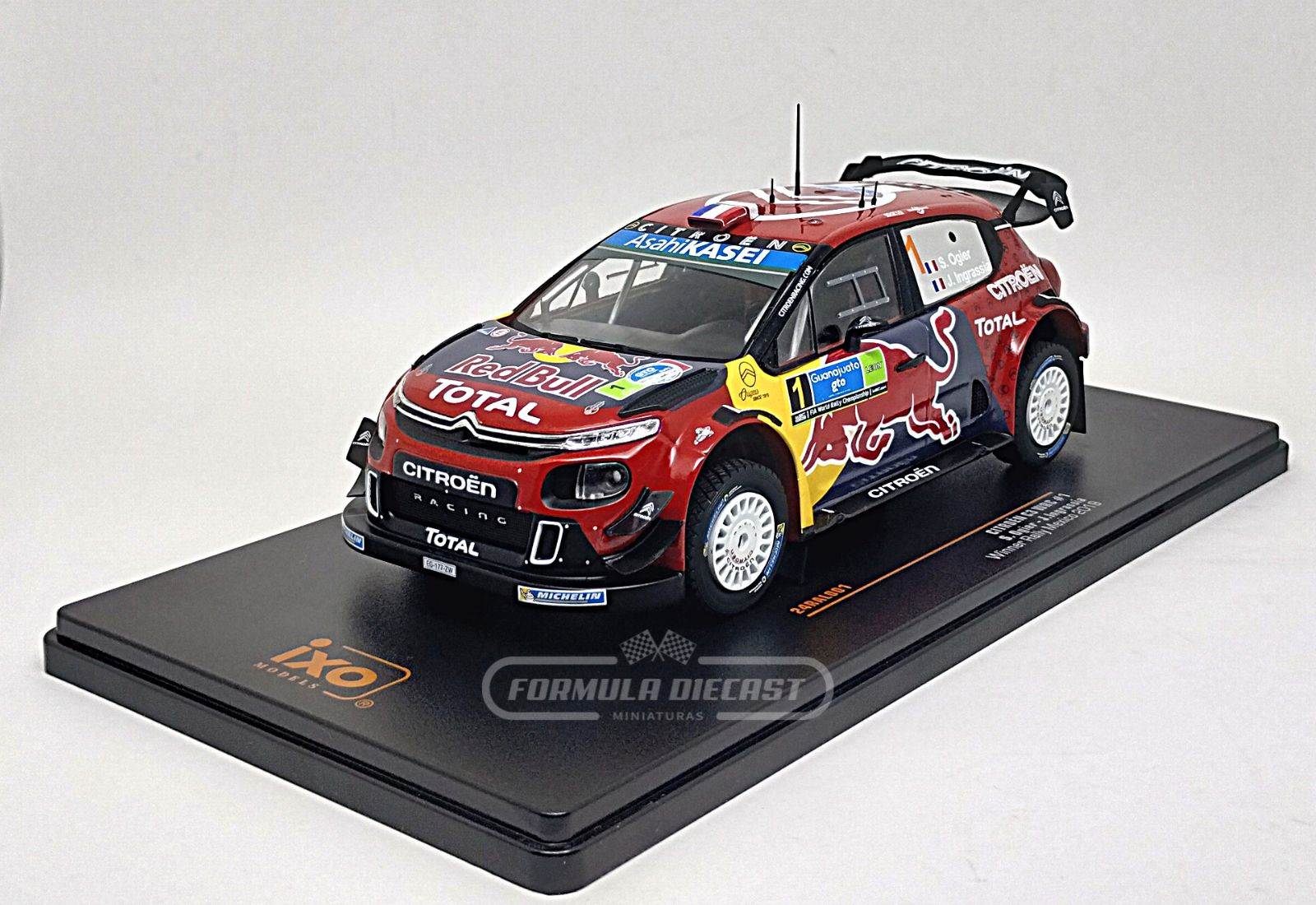 Citroën C3 WRC #1 Ogier/Ingrassia - Vencedor Rally Mexico 2019 - 1:24 IXO