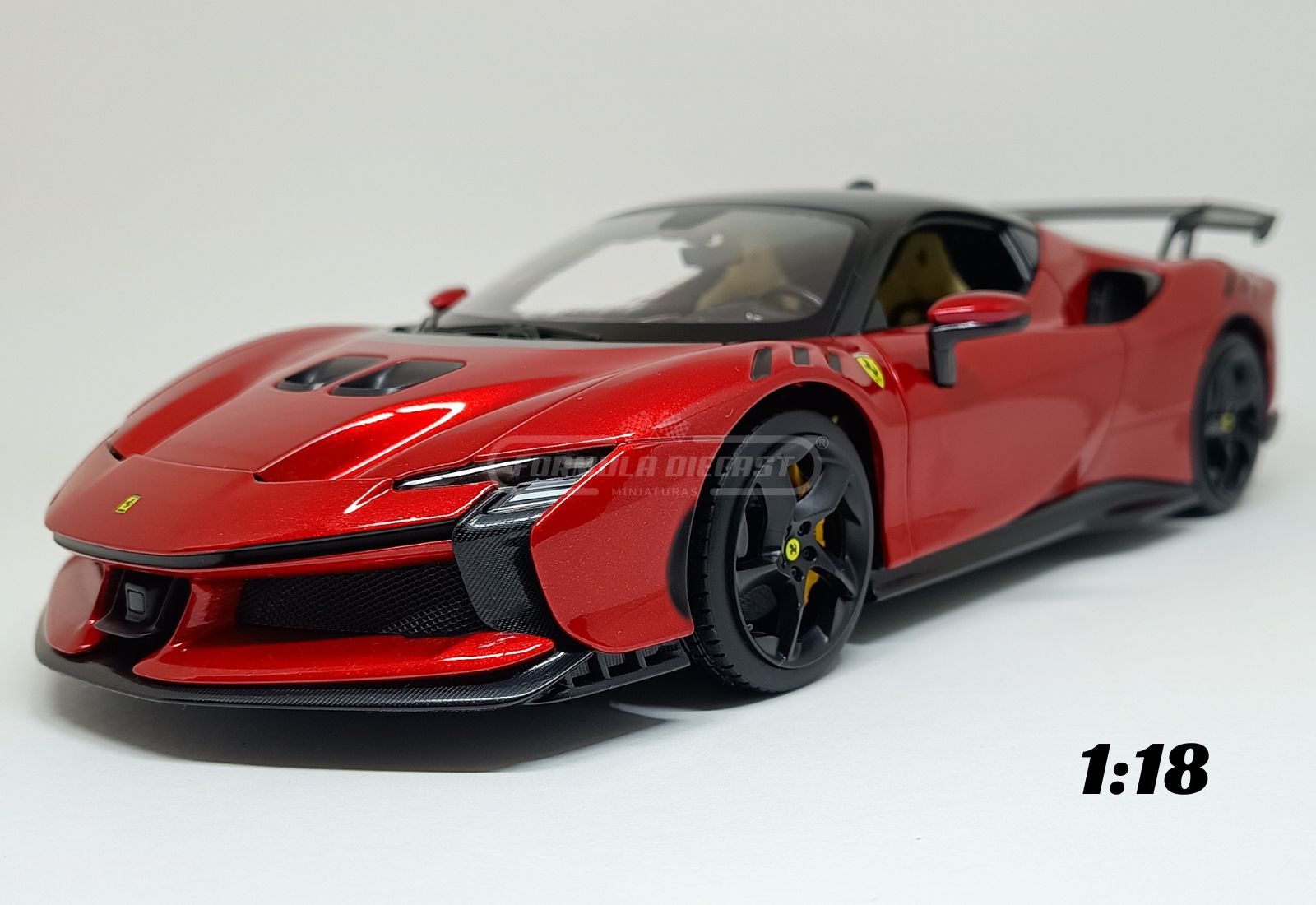 Ferrari SF90XX Stradale 2024 - Rosso Magma - 1:18 Bburago