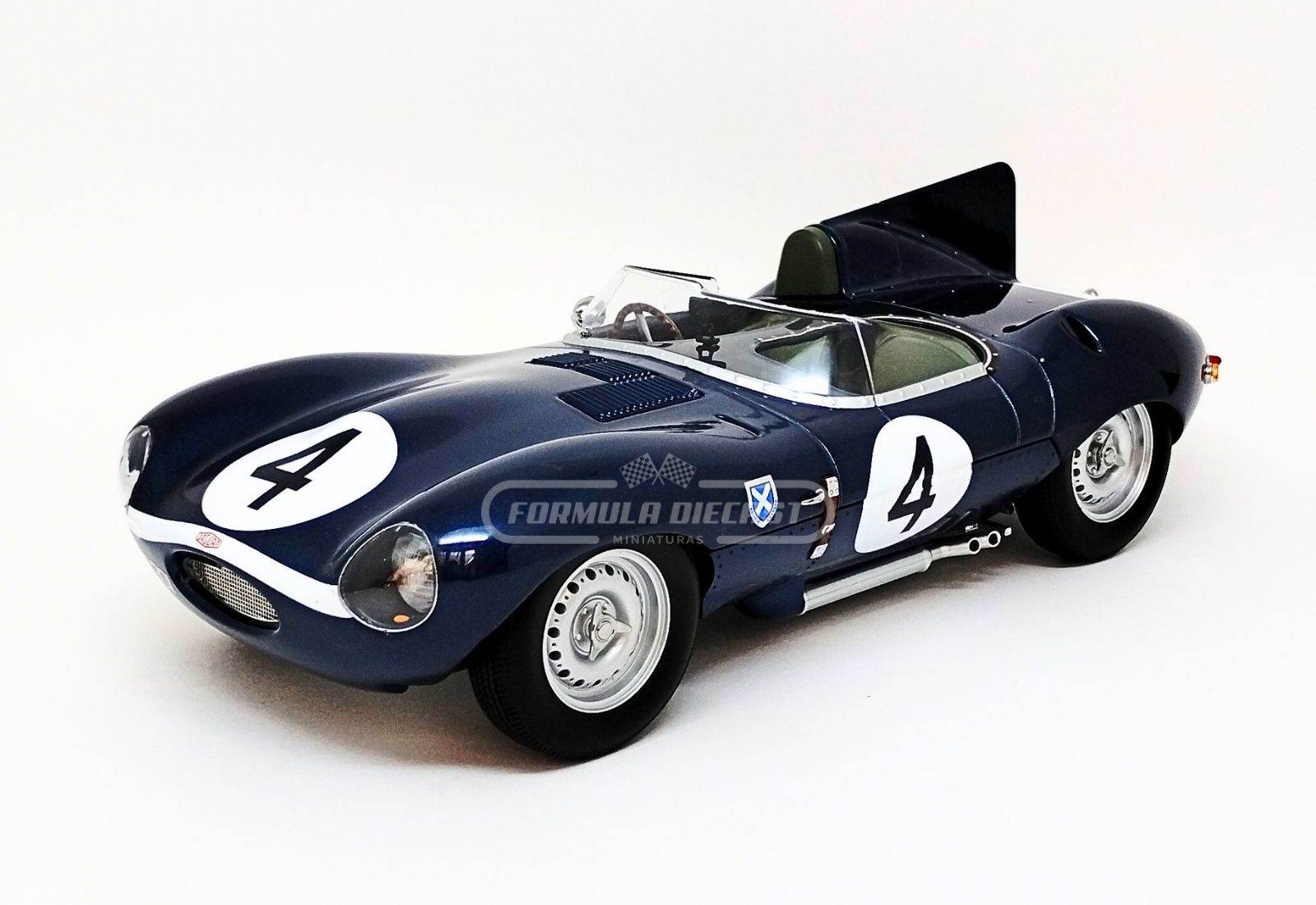 Jaguar D-Type #4 Sanderson/Flockhart - Vencedor 24h Le Mans 1956 - 1:18 CMR