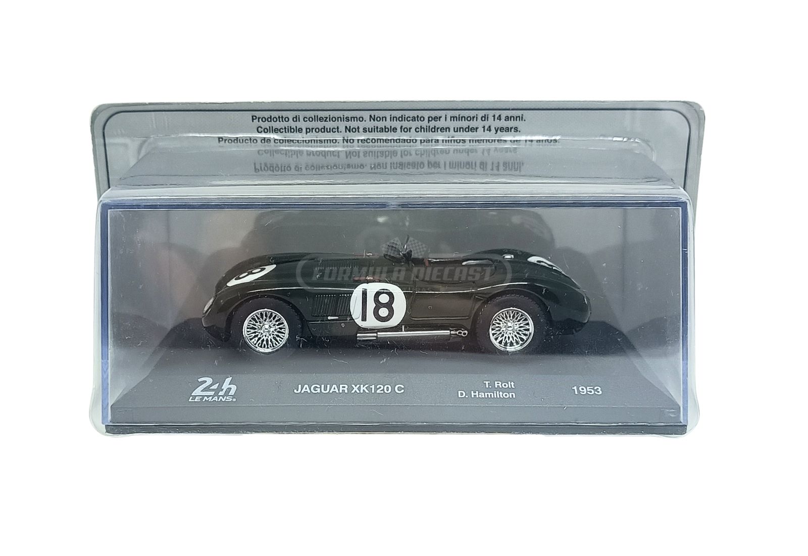 Jaguar XK120 C-Type #18 Rolt/Hamilton – Vencedor 24h Le Mans 1953 – 1:43 Altaya - 3