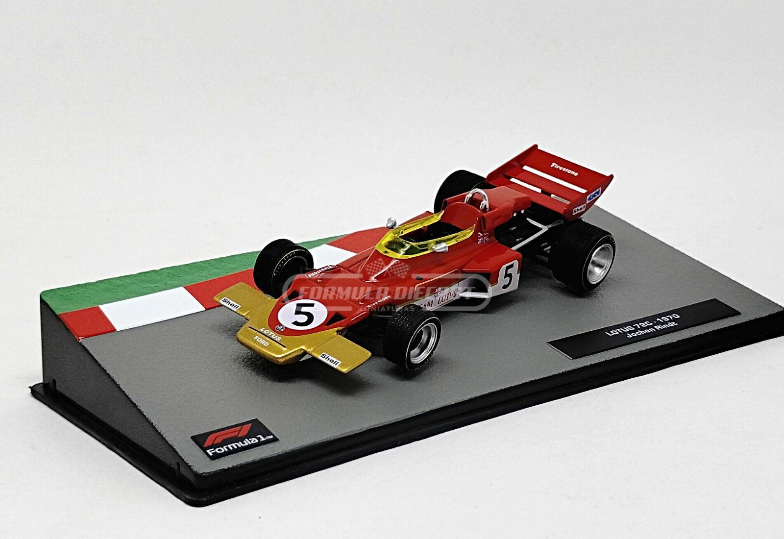 Lotus 72C #5 Jochen Rindt - Campeão Mundial F1 1970 - 1:43 Altaya
