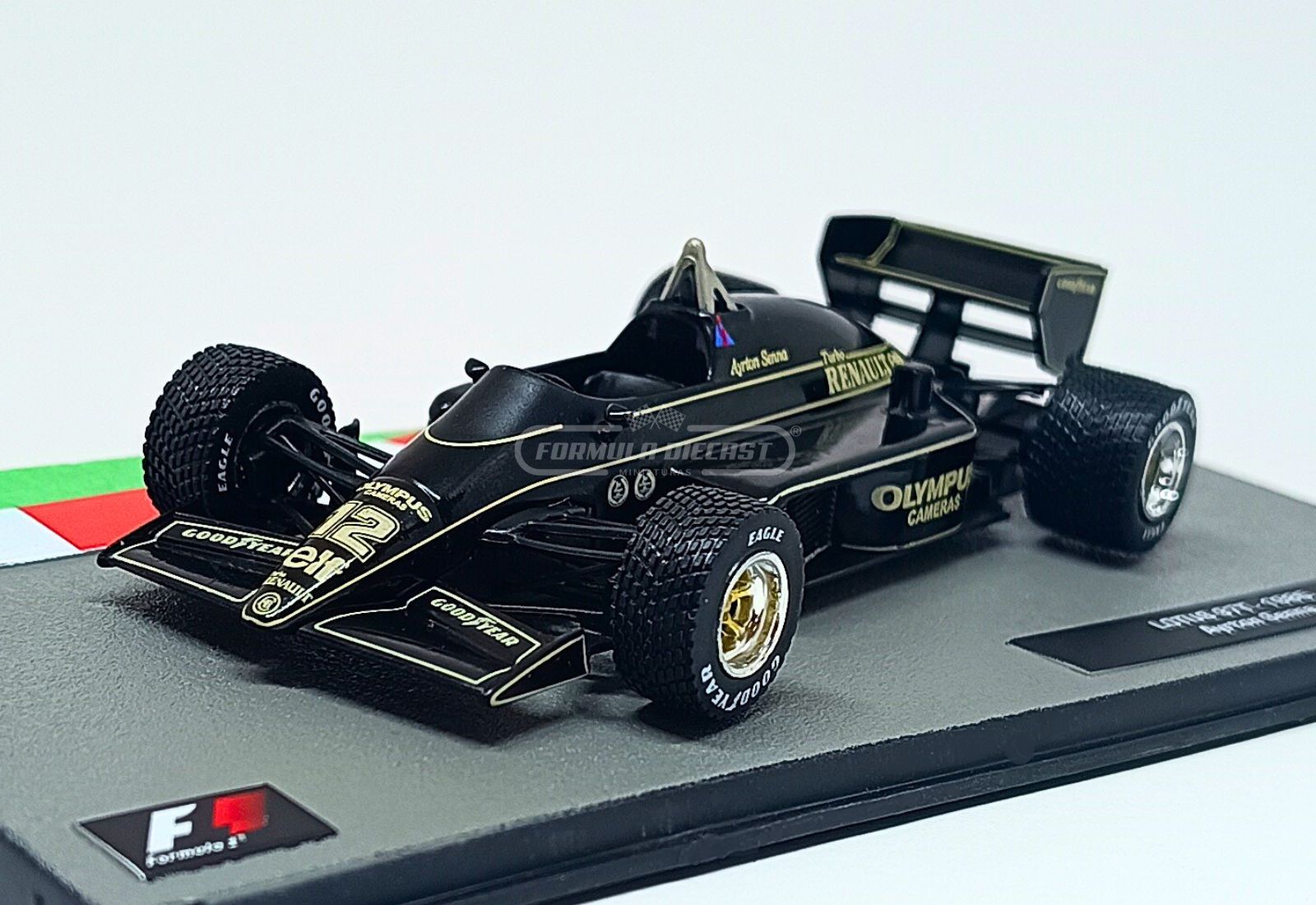 Lotus Renault 97T #12 A. Senna - F1 1985 - 1:43 Altaya