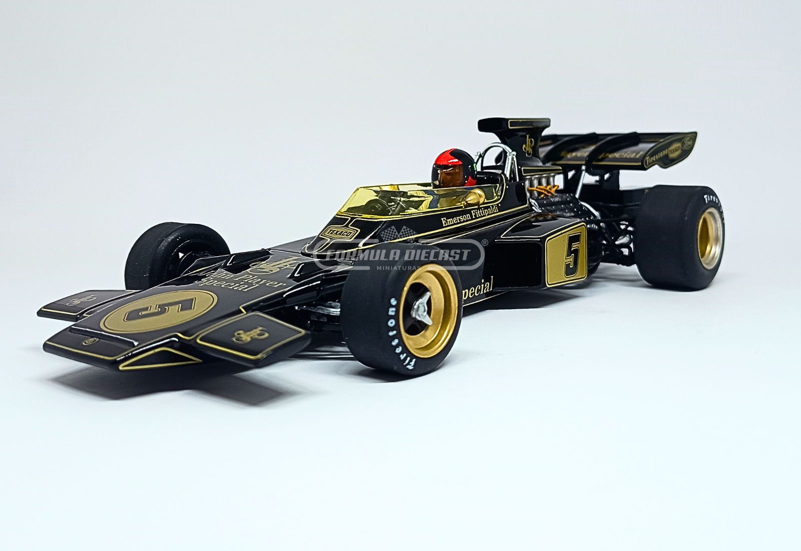 Lotus 72D #5 E. Fittipaldi - GP da Espanha - Campeão Mundial F1 1972 - 1:18 MCG