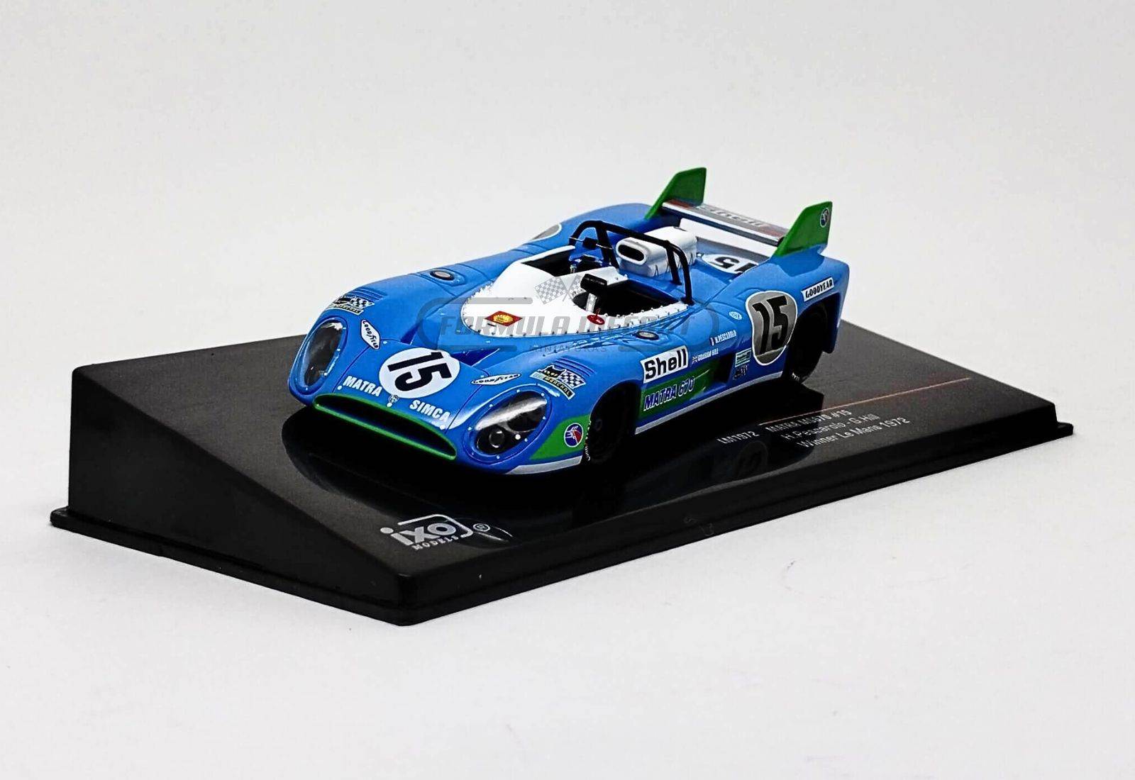 Matra-Simca MS670 #15 Pescarolo/Hill - Vencedor 24h Le Mans 1972 - 1:43 IXO
