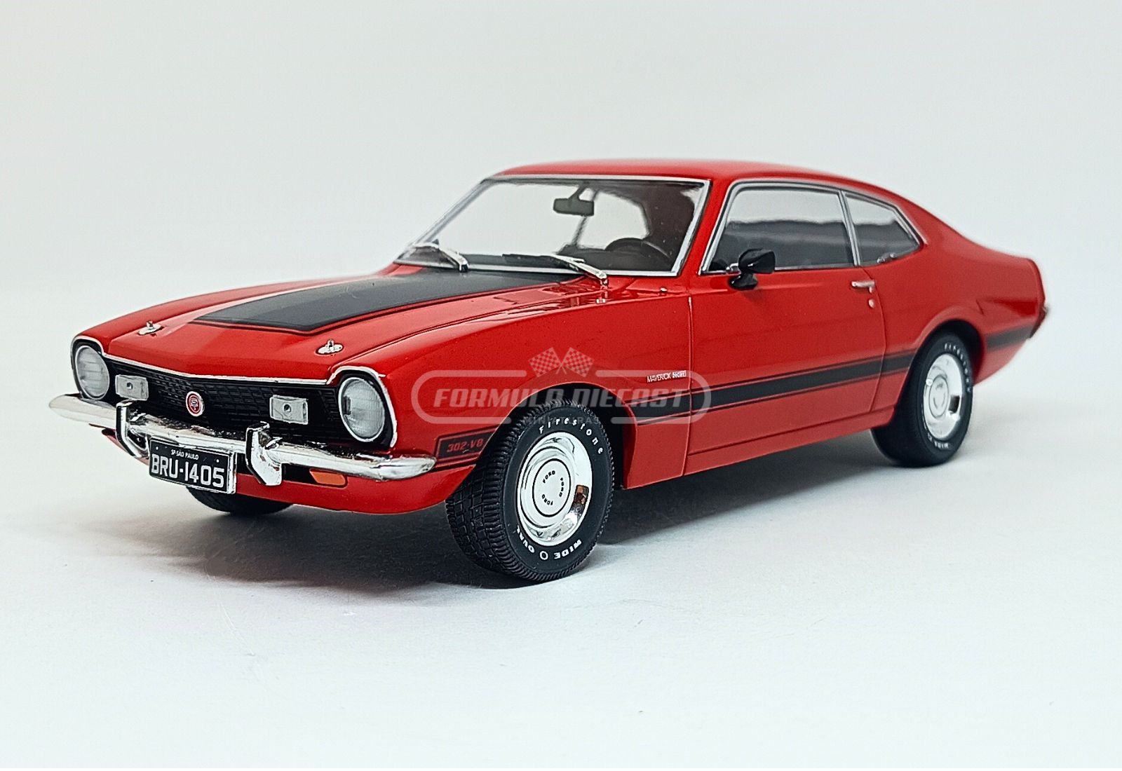 Ford Maverick GT 1974 - Vermelho - 1:24 California Classics