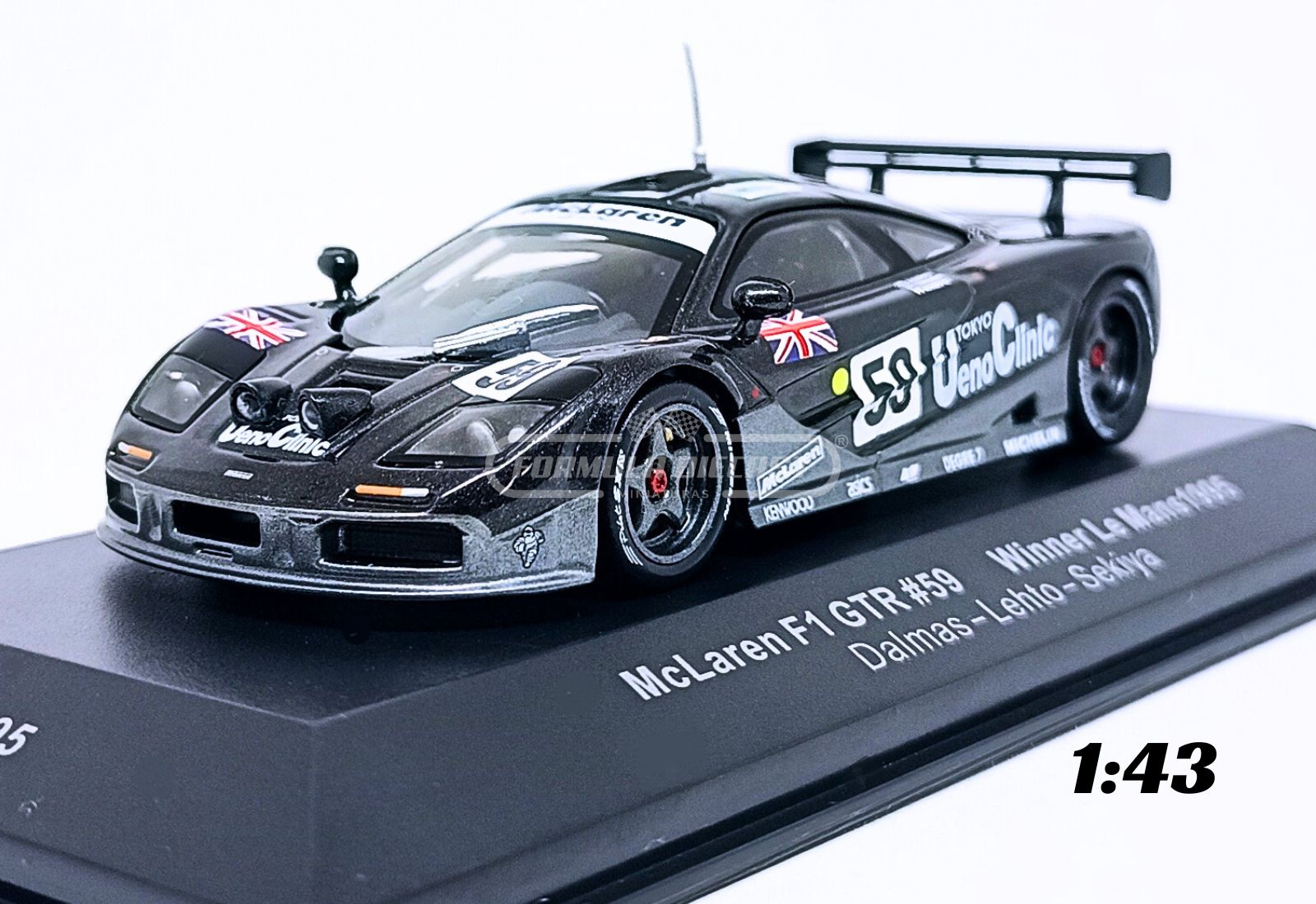 McLaren F1 GTR #59 Lehto/Dalmas/Sekiya - Vencedor 24h Le Mans 1995 - 1:43 IXO