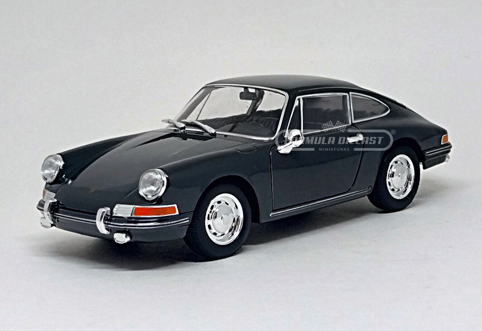 Porsche 911 1964 - Cinza - 1:24 Welly