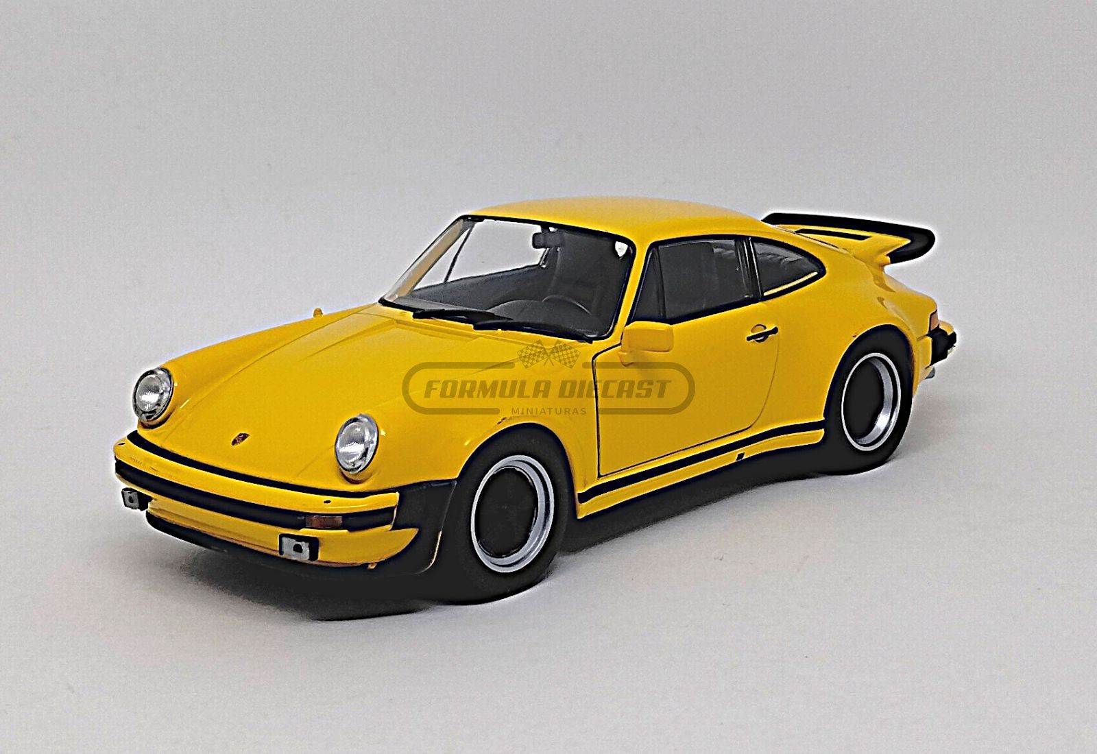 Porsche 911 Turbo 3.0 1974 - Amarelo - 1:24 Welly