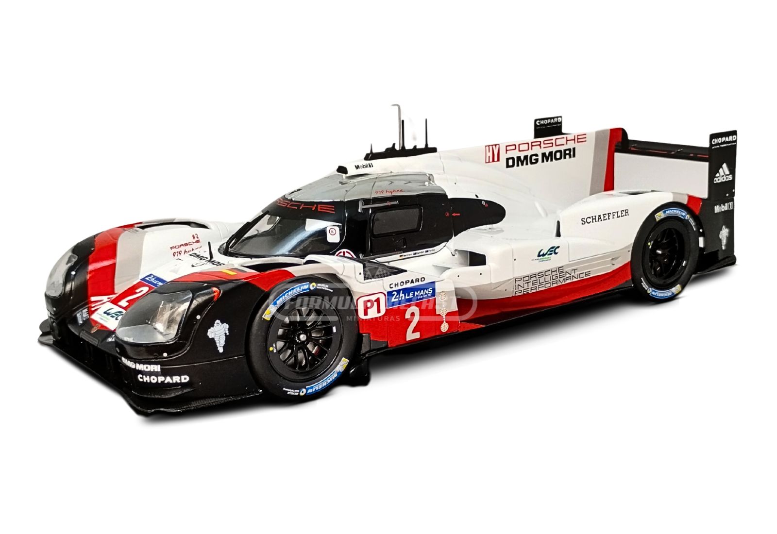 Porsche 919 Hybrid #2 Bernhard/Hartley/Bamber - Vencedor 24h Le Mans 2017 - 1:18 IXO