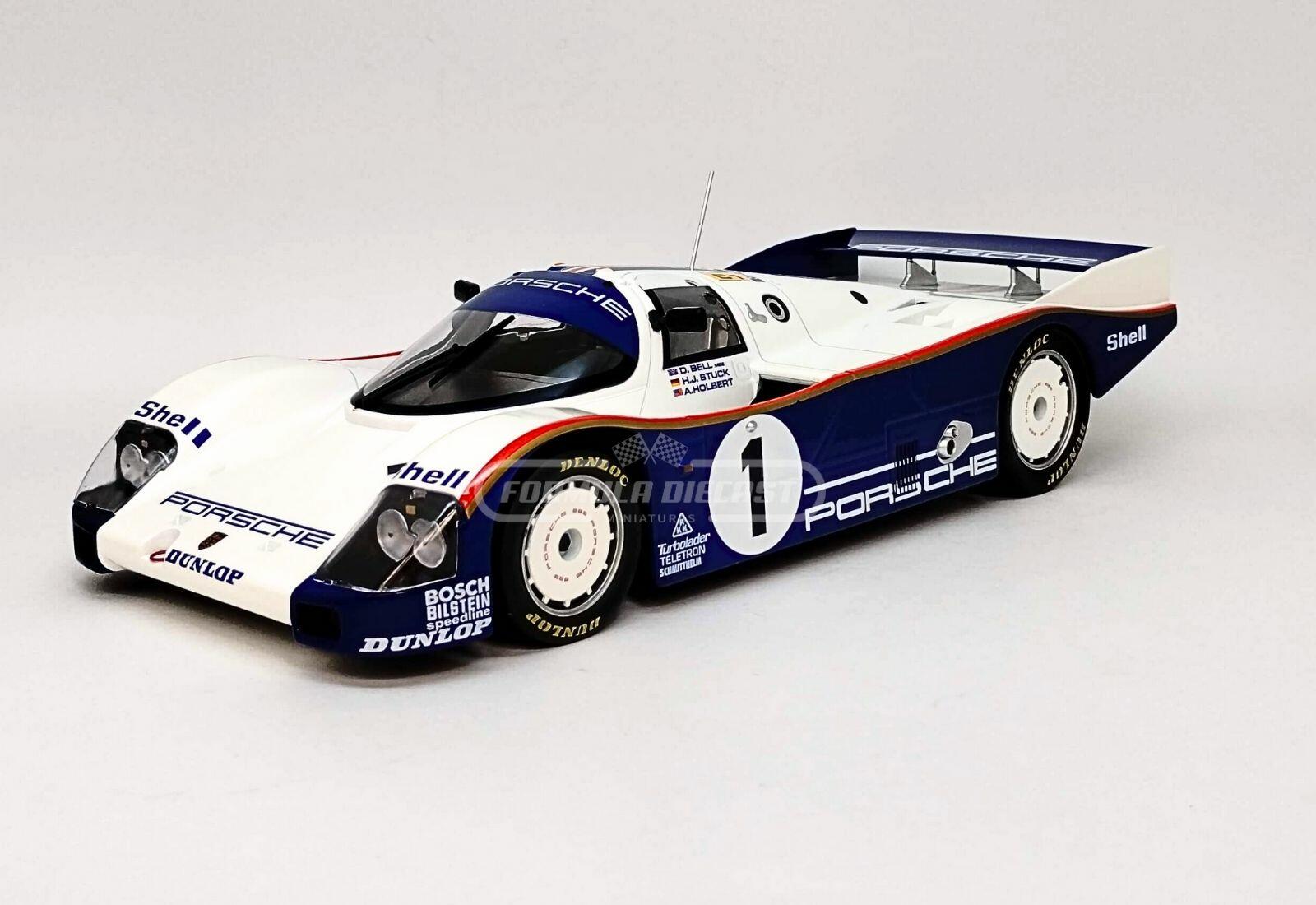 Porsche 962C #1 Stuck/Bell/Holbert - Vencedor 24h Le Mans 1986 - 1:18 Norev