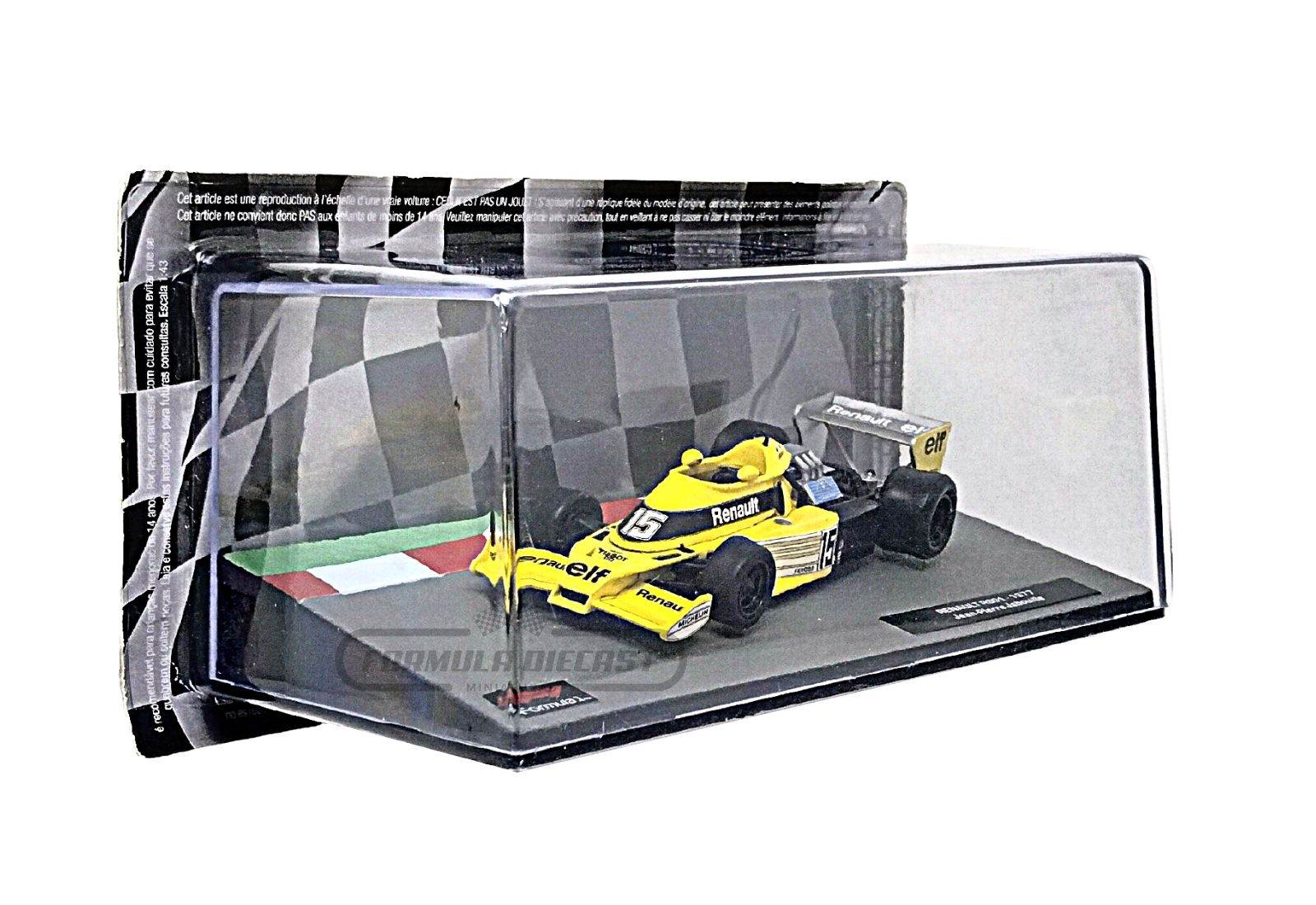 Renault RS01 #15 J.P. Jabouille - F1 1977 - 1:43 Altaya