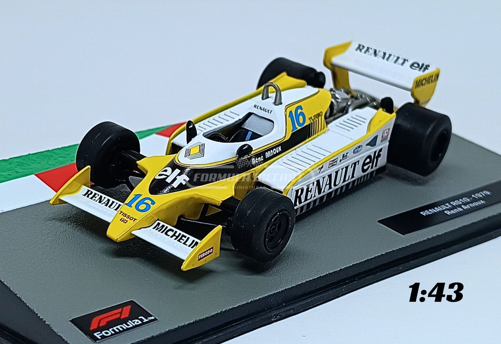 Renault RS10 #16 R. Arnoux - F1 1979 - 1:43 Altaya