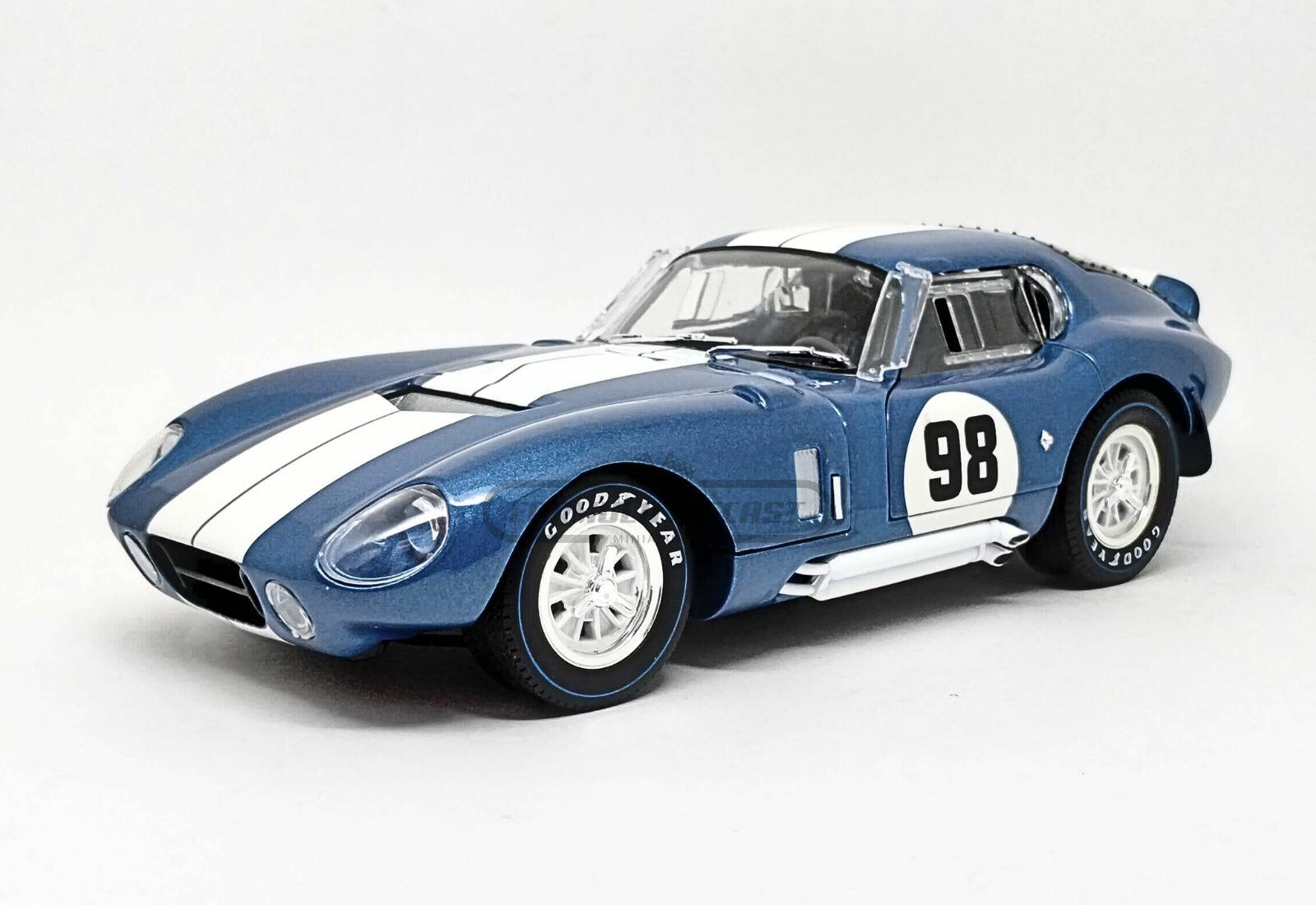 Shelby Cobra Daytona Coupe #98 1965 - Azul/Branco - 1:18 Shelby Collectibles