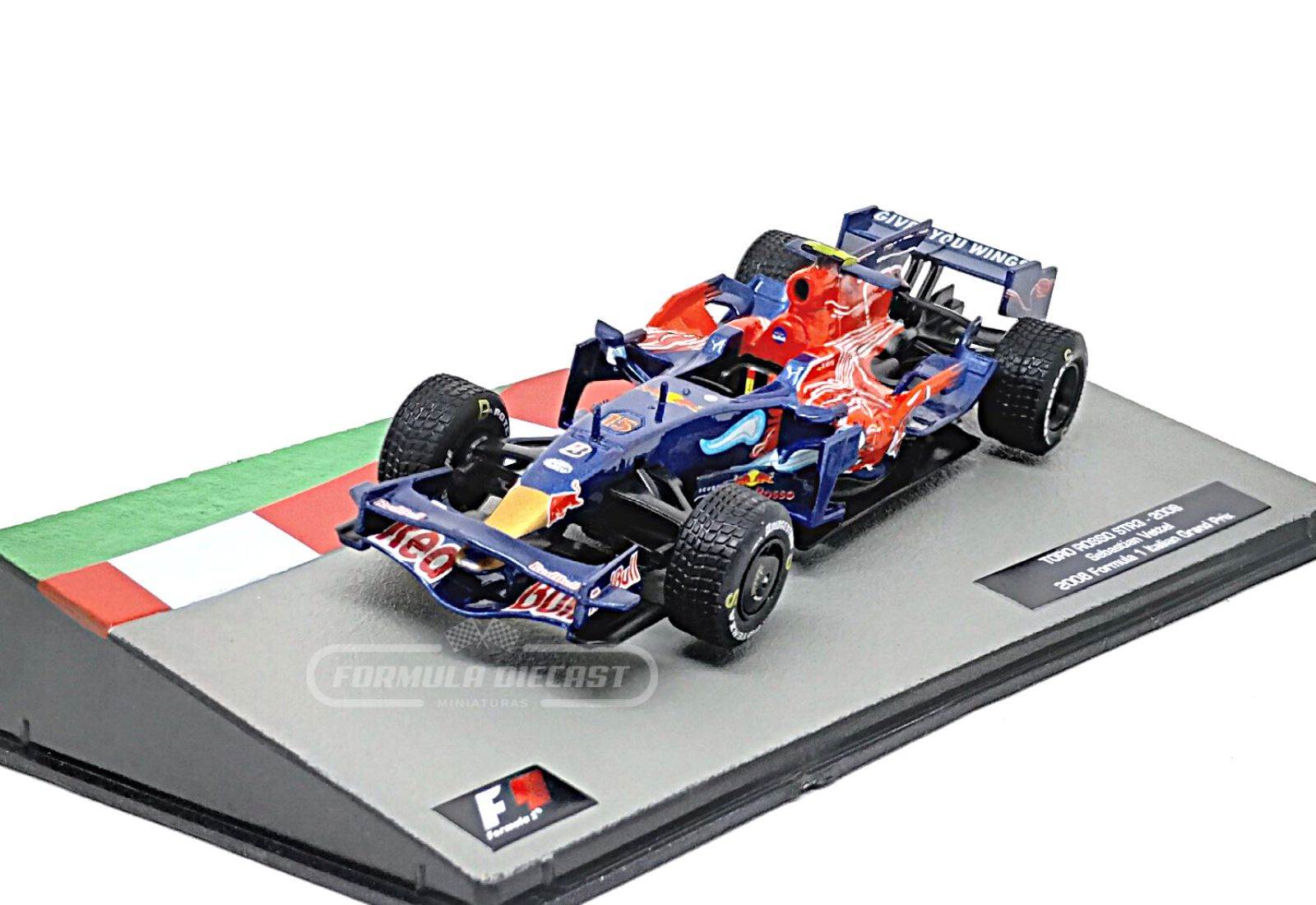 Toro Rosso STR3 #15 S. Vettel - Vencedor GP Itália F1 2008 - 1:43 Altaya