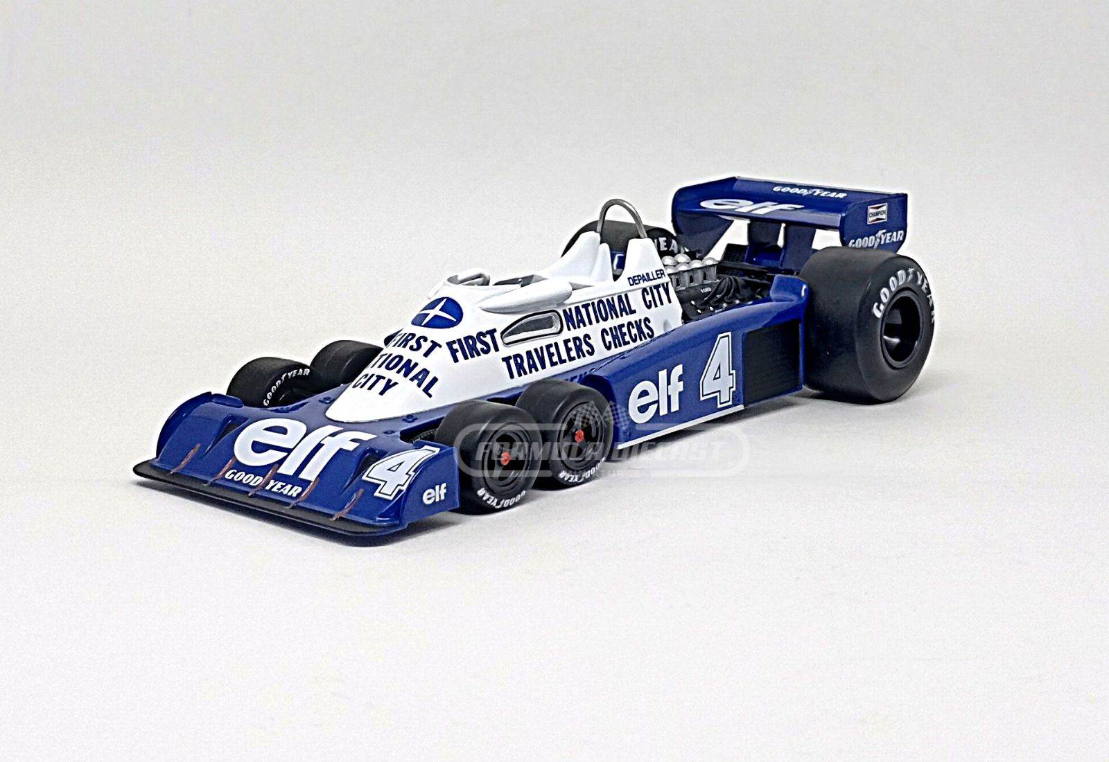 Tyrrell P34 "Six Wheels" #4 P. Depailler - GP Bélgica F1 1977 - 1:24 IXO